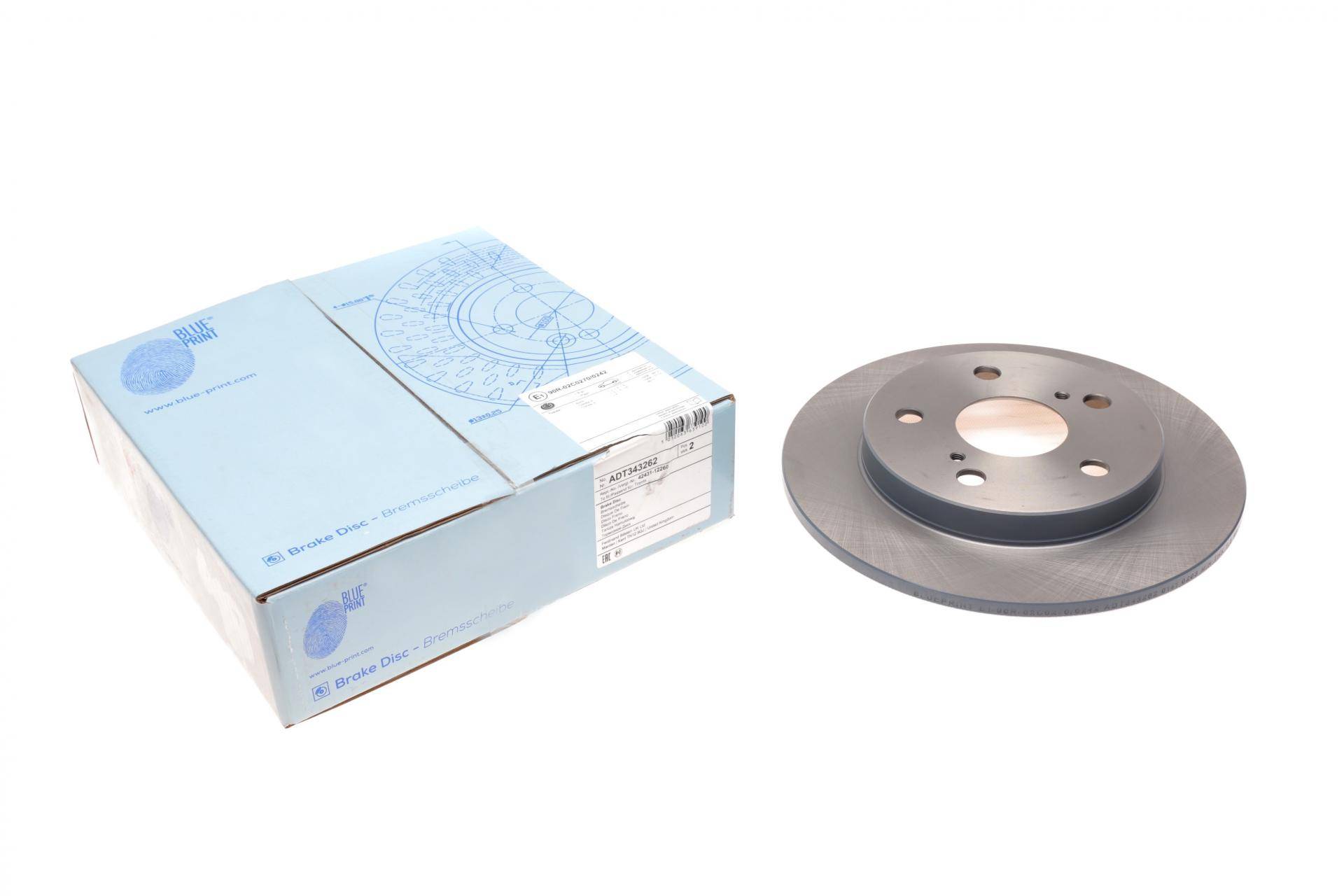 Диск гальмівний (задній) Toyota Auris/ Corolla 06- (259x9)