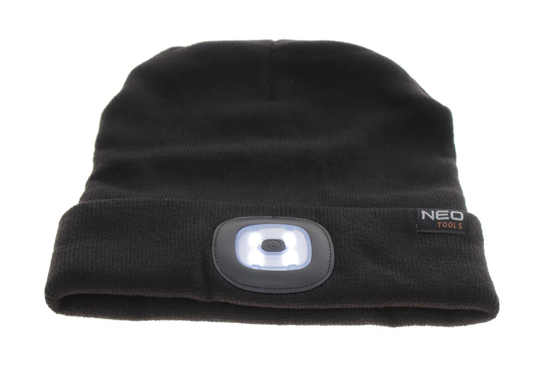 Шапка з LED-ліхтариком (USB-зарядка)