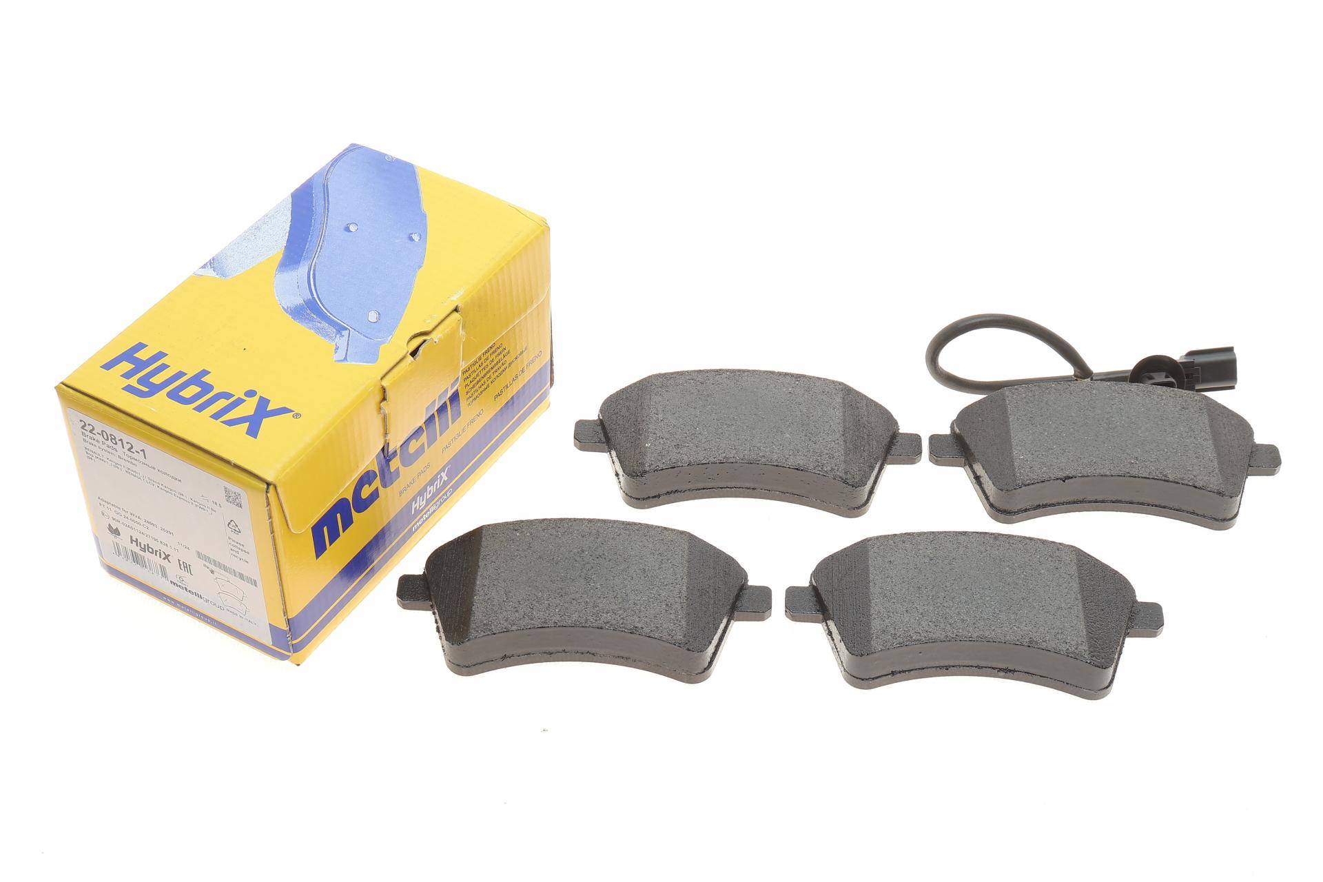 Колодки гальмівні (передні) Renault Kangoo 08-/Nissan NV 250 19- (+датчики)