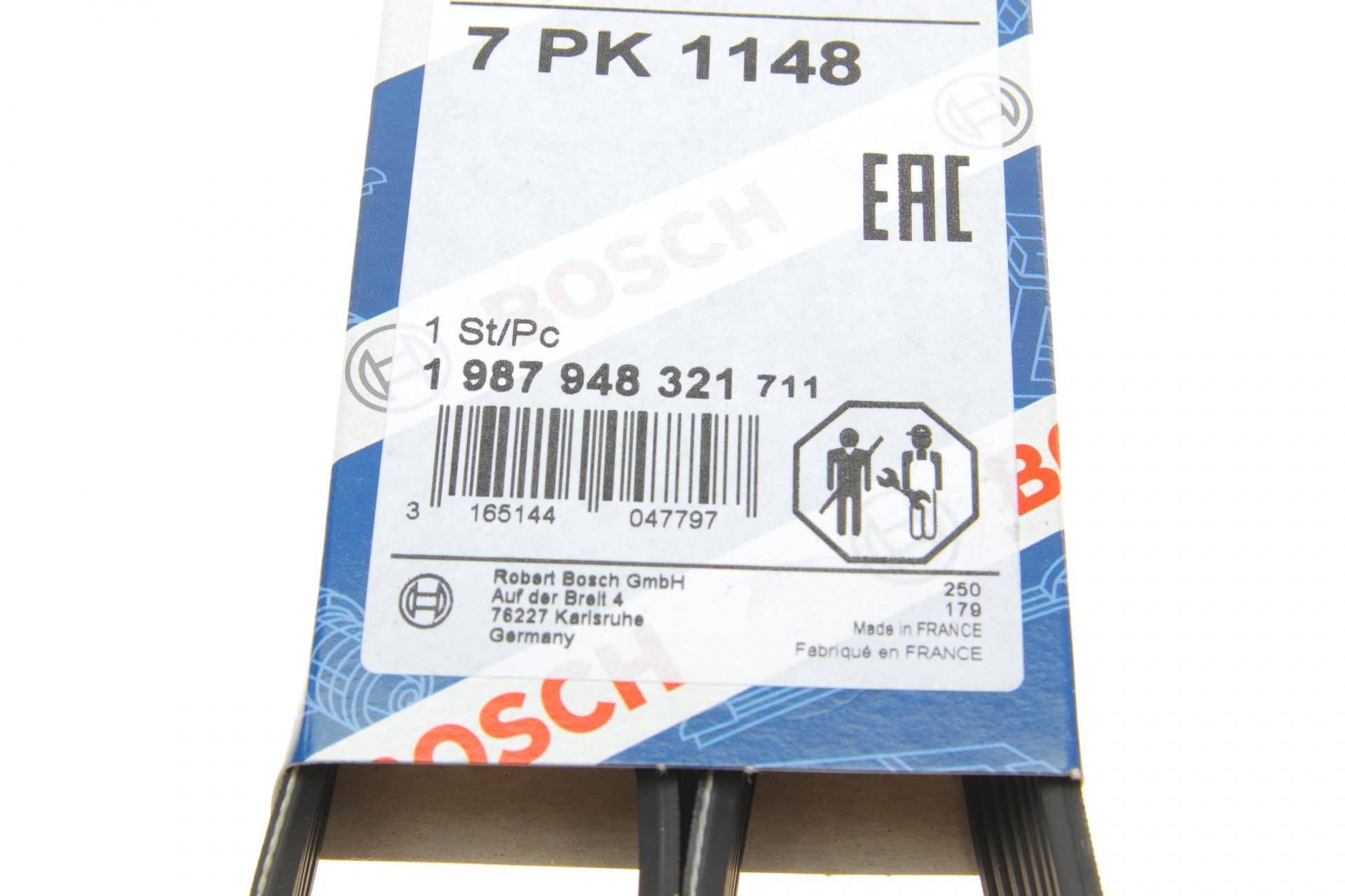 Ремінь генератора Renault Master/Opel Movano 2.5 dCi 03- (-AC) (7PK1148)