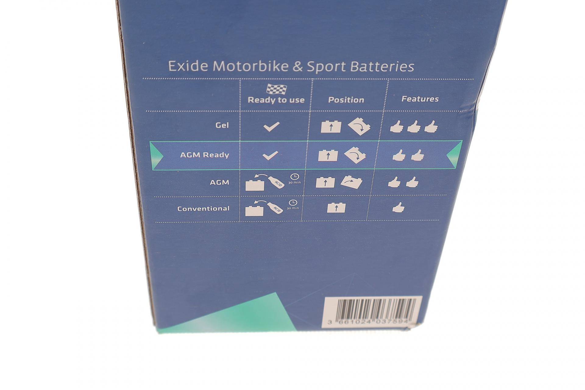 Акумуляторна батарея 18Ah/270A (175x90x155/+R/B0) (AGM) (мото)