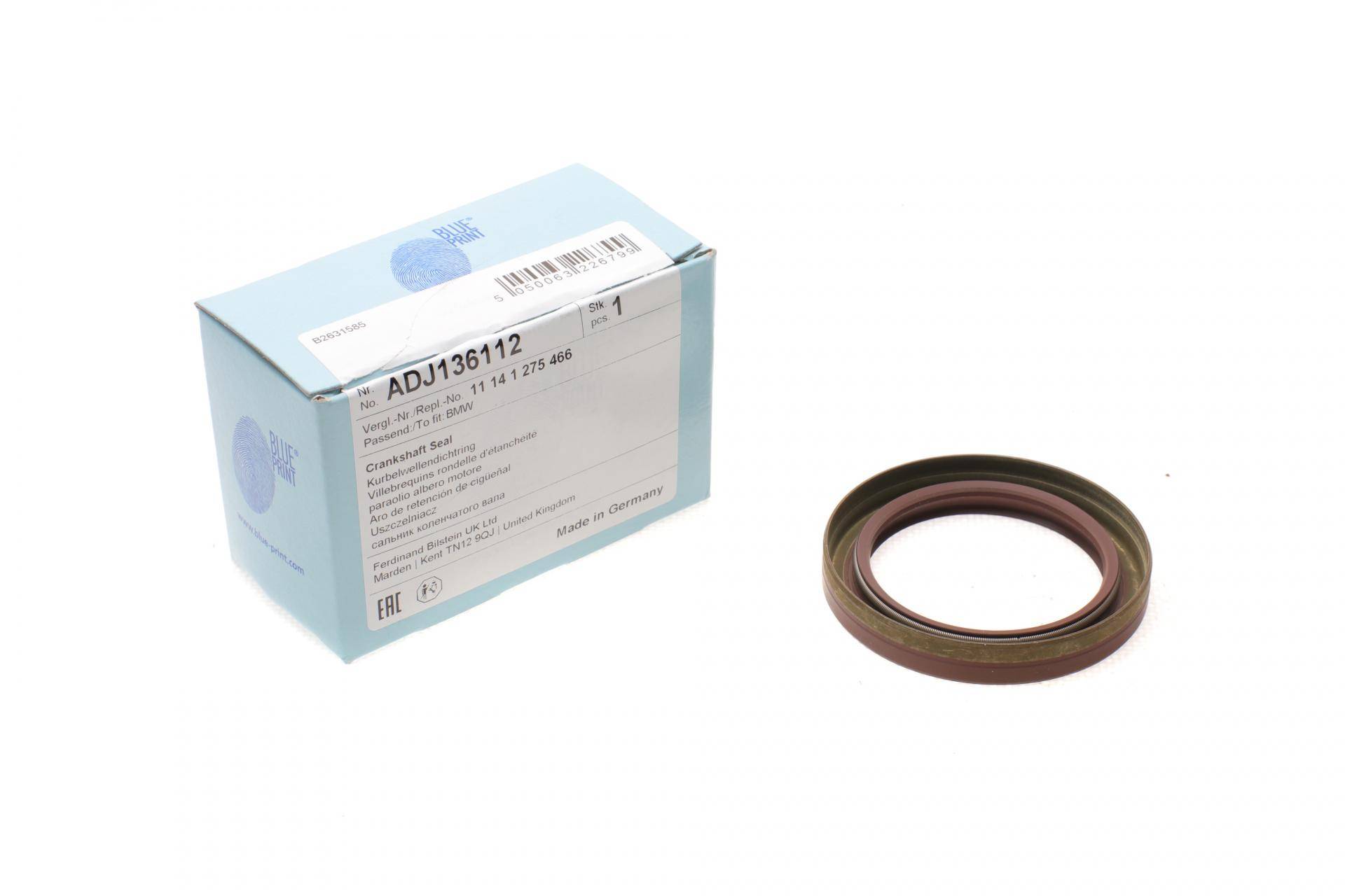 Сальник колінвалу (передній) BMW 3 (E36)/5 (E34/E39)/7 (E32/E38)/8 (E31) (48x65x10)