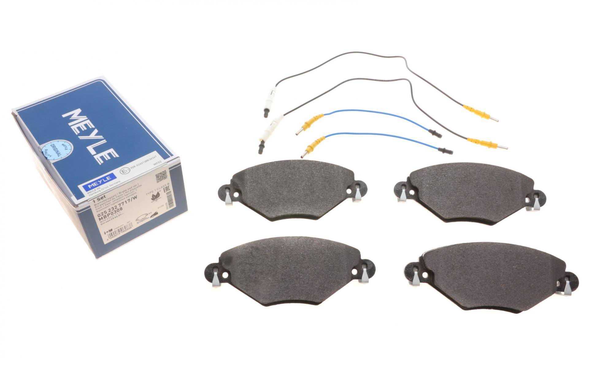 Колодки гальмівні (передні) Citroen C5 01- (з датчиком)