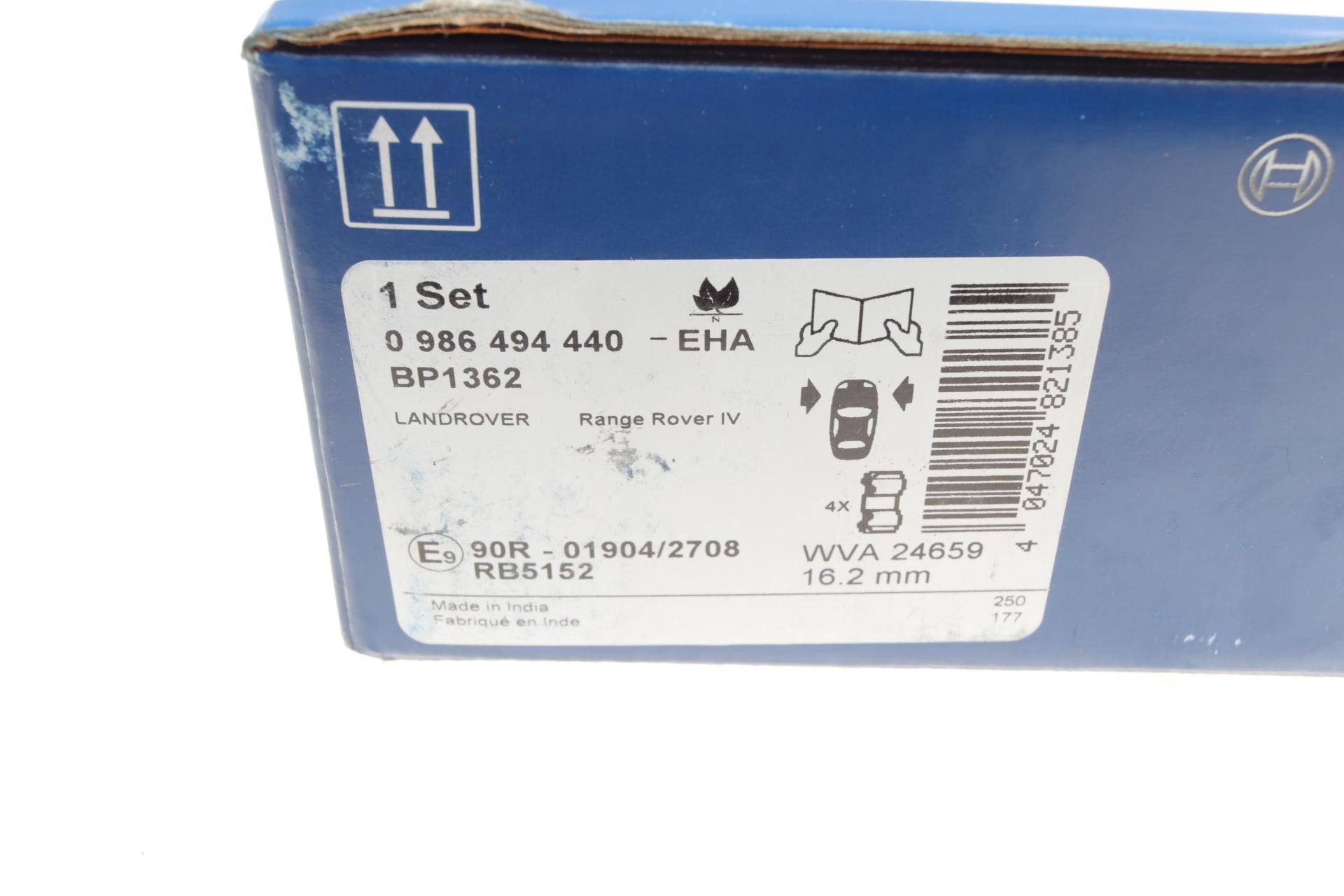 Колодки гальмівні (передні) Land Rover Range Rover III/IV 02-/Range Rover Sport 05-/Discovery V 16-