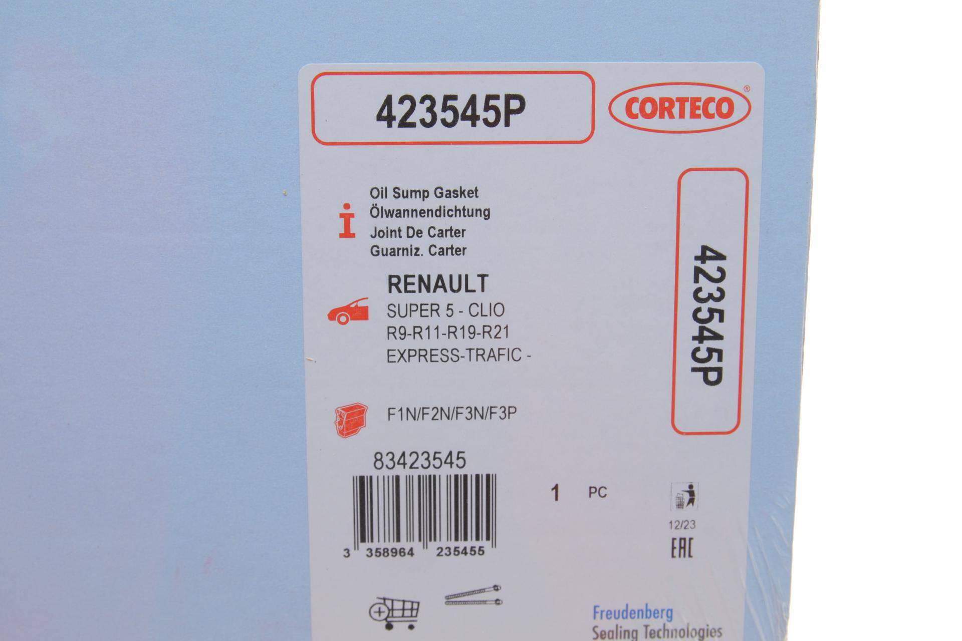 Прокладка піддона Renault Trafic 1.7 86-94