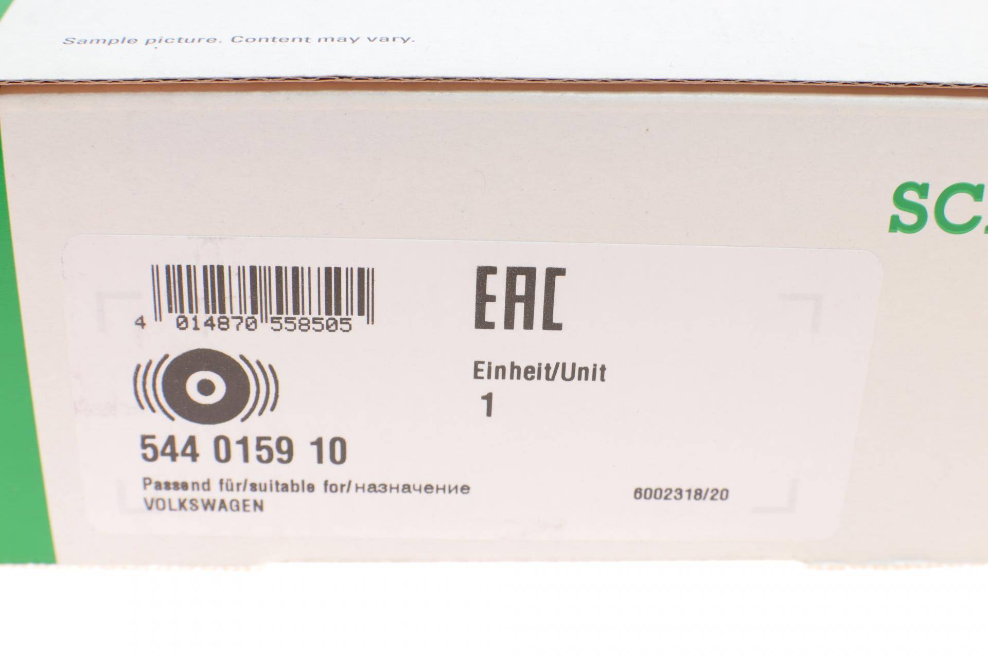 Шків колінвалу Audi A4/A6/VW Golf V/VI/VII/Passat B6/EOS 2.0TFSI 05-12 (6PK)