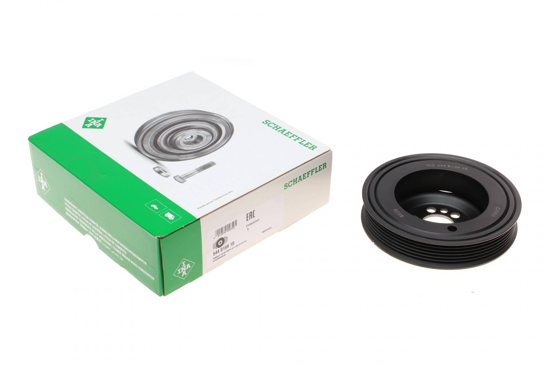 Шків колінвалу Audi A4/A6/VW Golf V/VI/VII/Passat B6/EOS 2.0TFSI 05-12 (6PK)