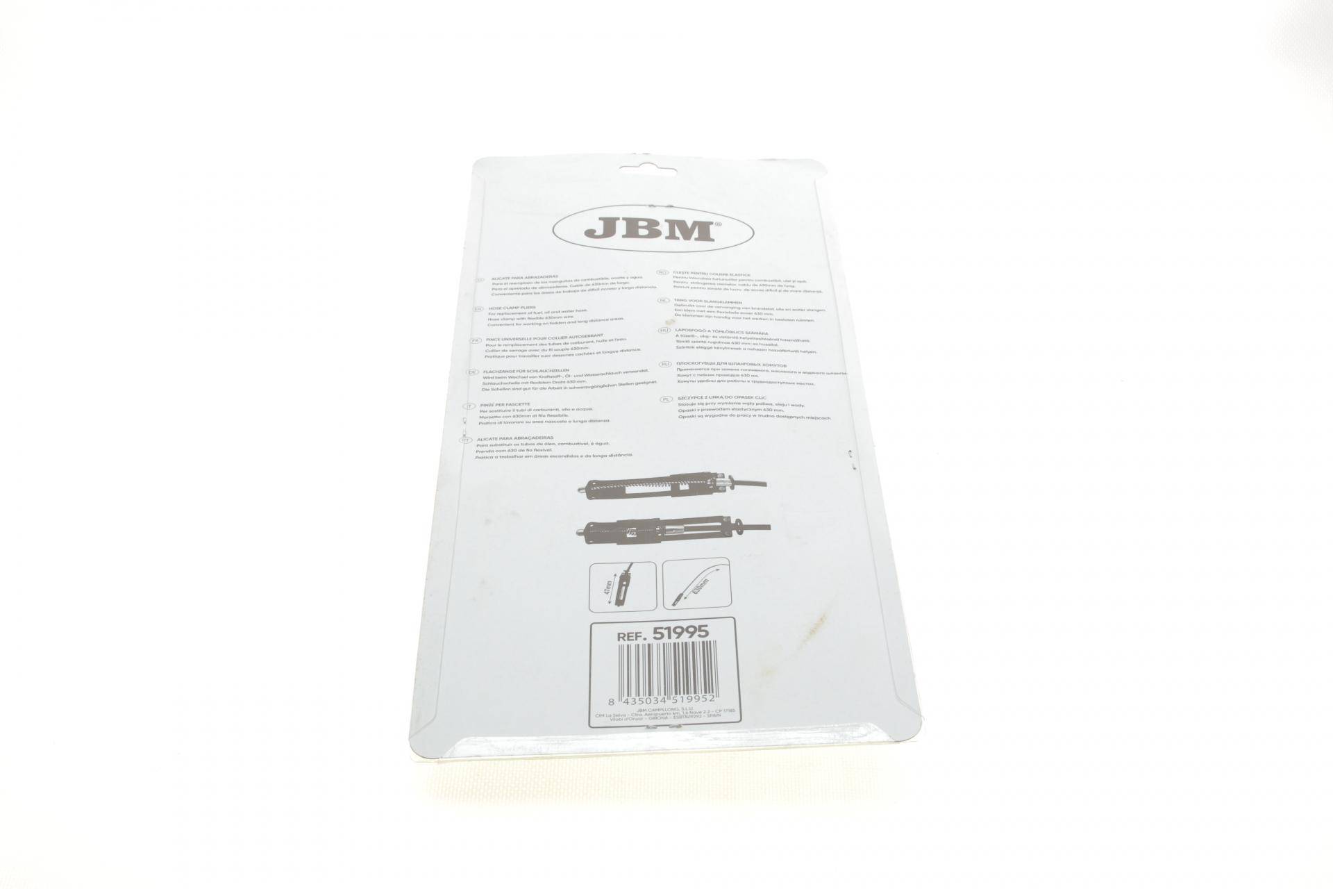 Плоскогубці для шлангових хомутів 0-47 мм L-630 мм