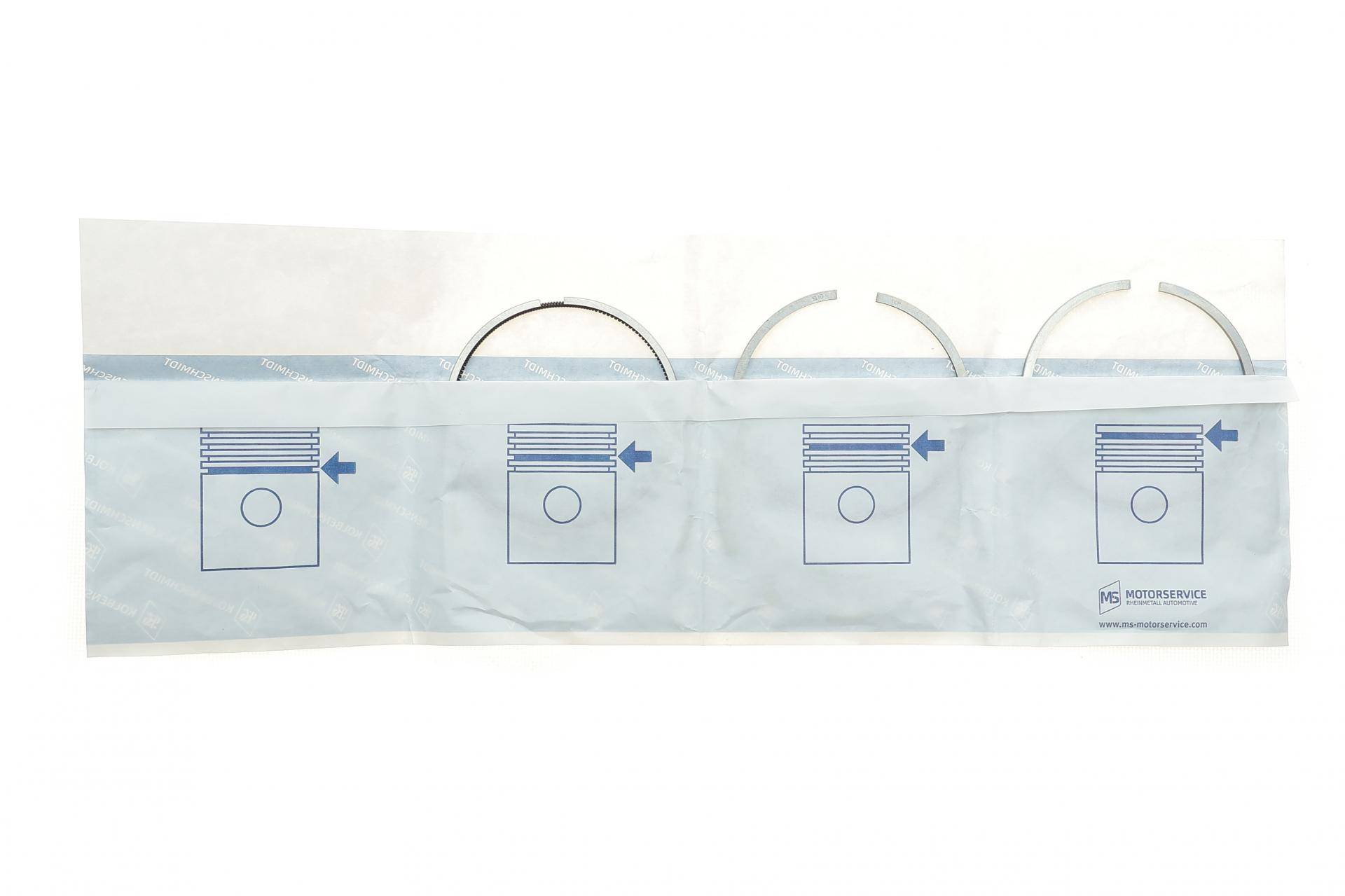 Кільця поршневі Citroen Berlingo/Fiat Scudo/Peugeot Partner 1.9D DW8 (82.20mm/STD) (2-2-3)