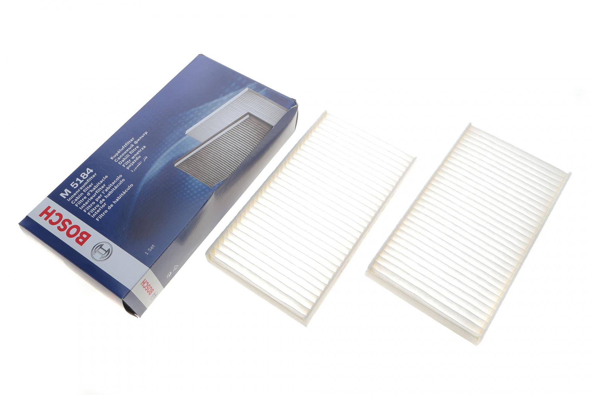 Фільтр салону BMW 5 (E60/E61)/6 (E63/E64) 2.0-5.0 01-10 (к-кт 2шт.)