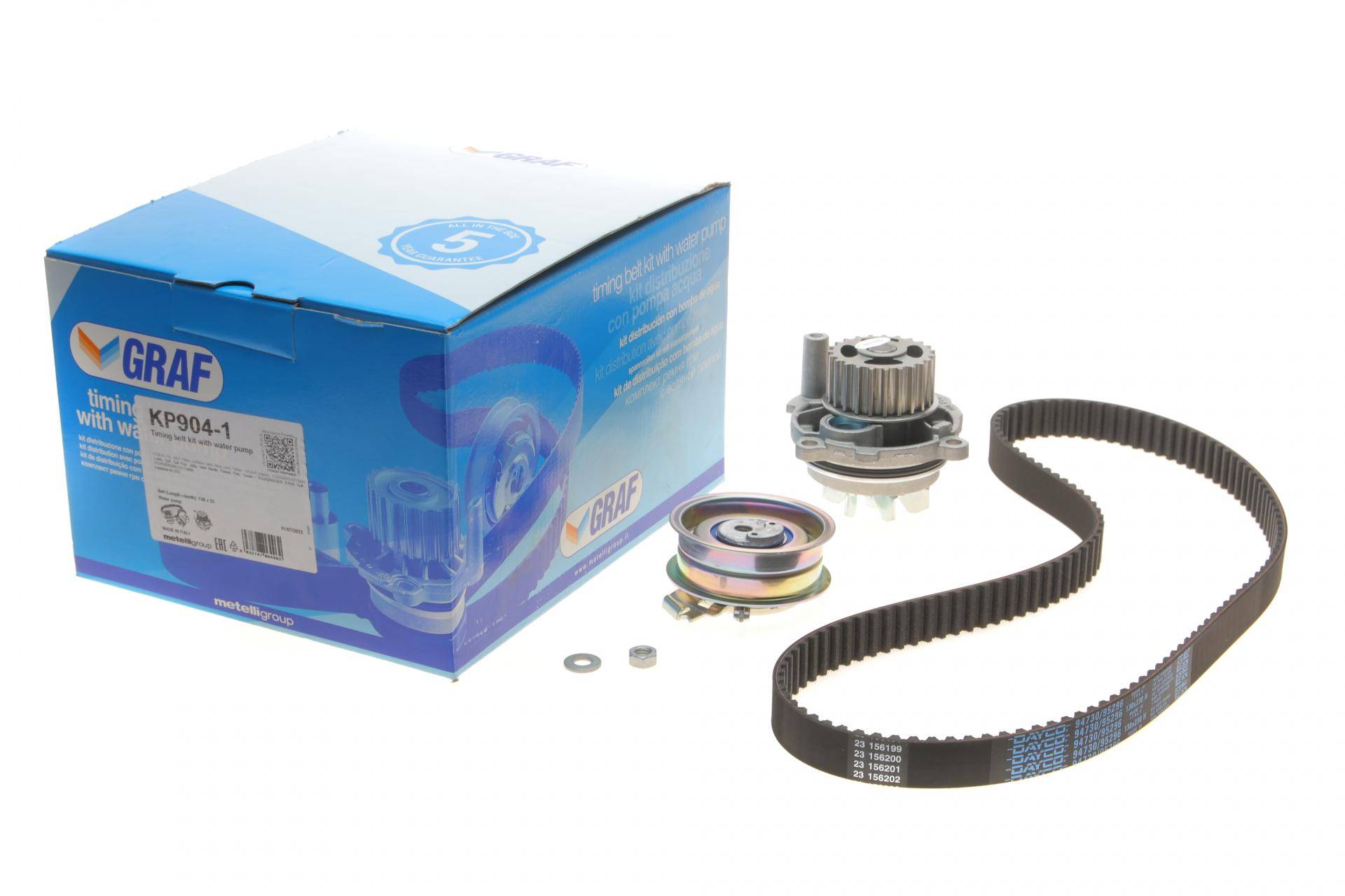 Комплект ГРМ + помпа Audi A3/A4/Seat Ibiza/Skoda Octavia/VW Caddy/Golf/Passat 1.6 95-(138x23)(PA904)