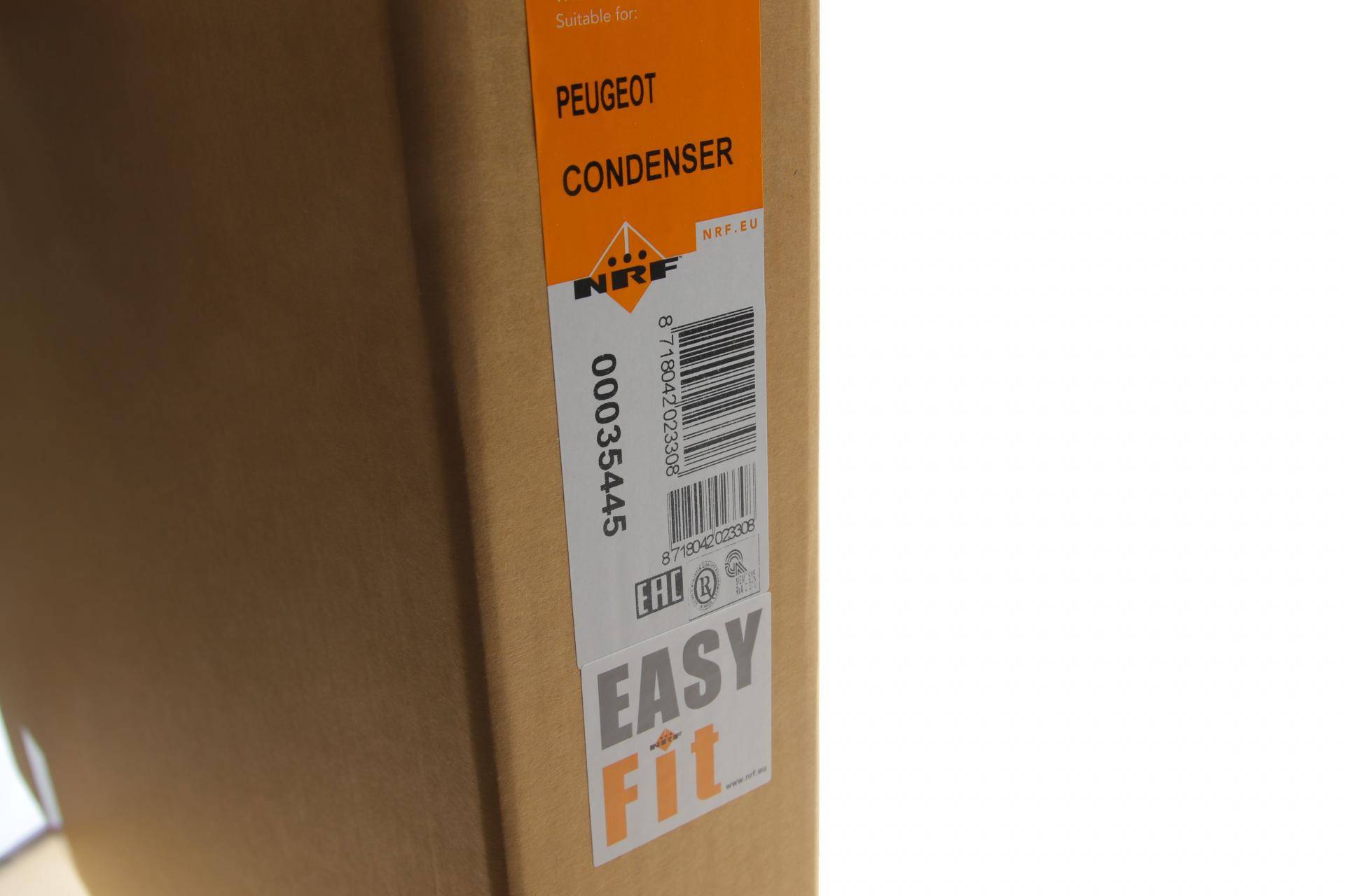 Радіатор кондиціонера (з осушувачем) Peugeot 307 1.4-2.0D 00-09