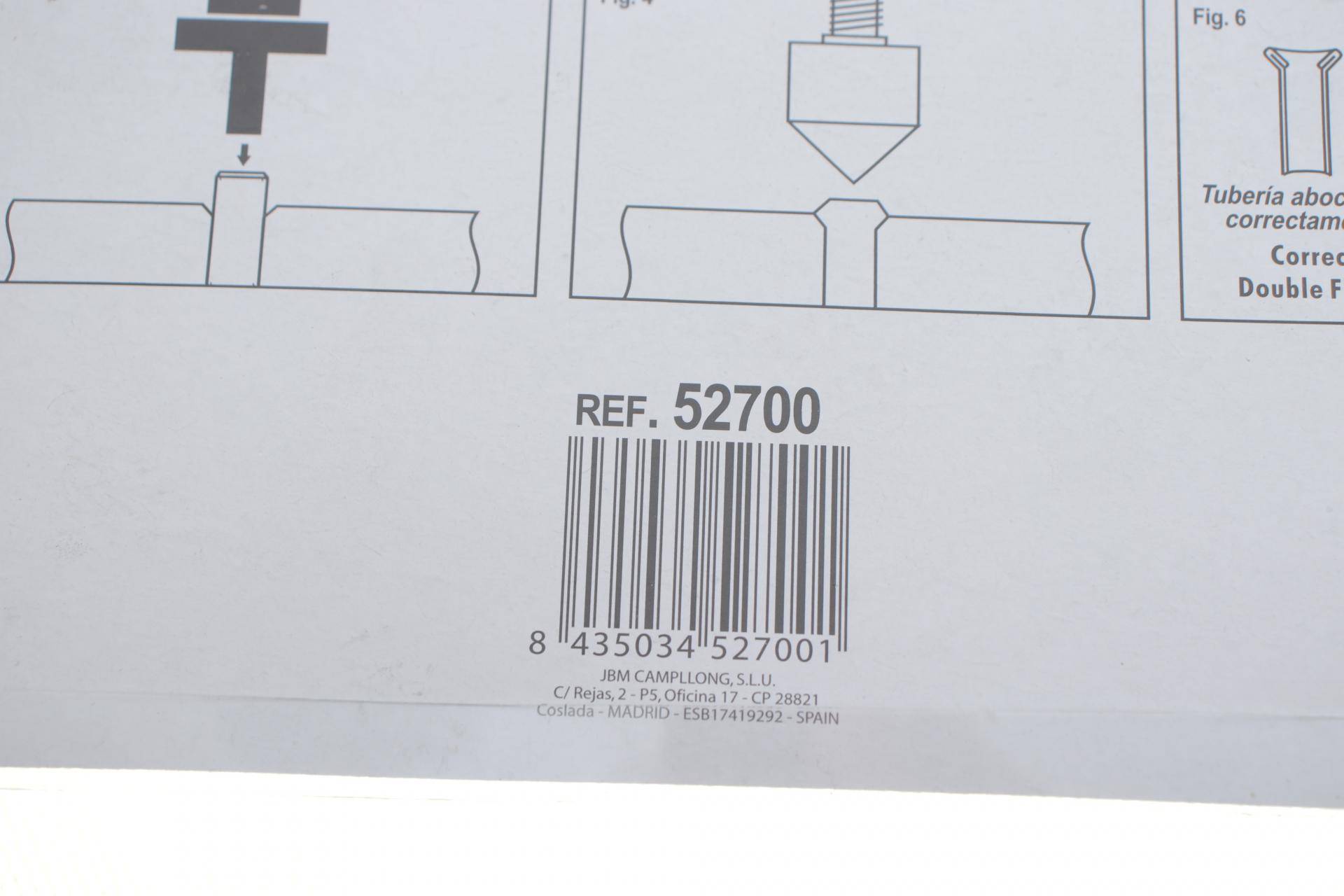 Набір інструментів для розвальцювання гальмівних трубок (трубогин)