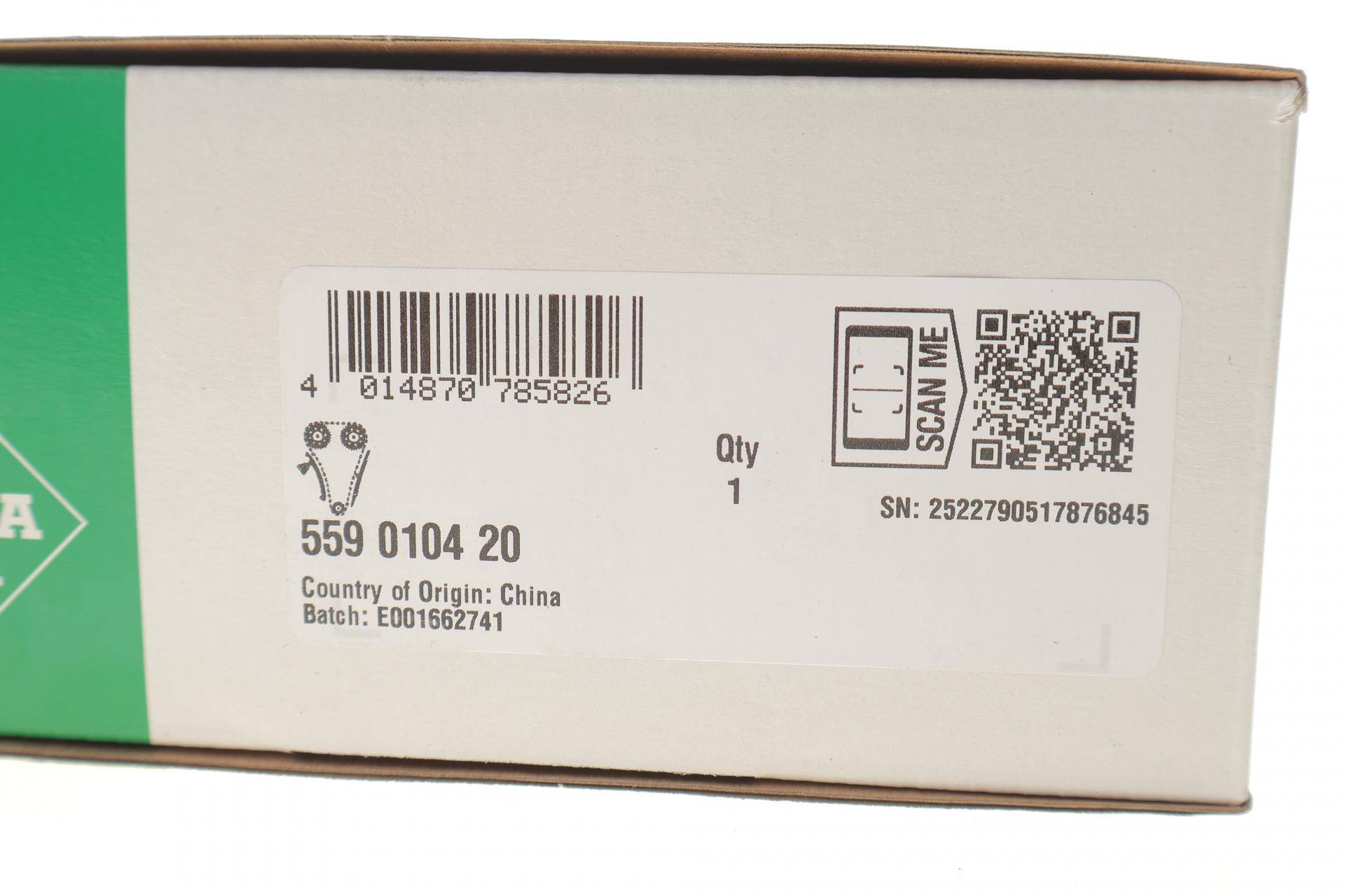 Комплект ланцюга ГРМ Citroen Berlingo/Peugeot Partner 1.6 VTi 09-