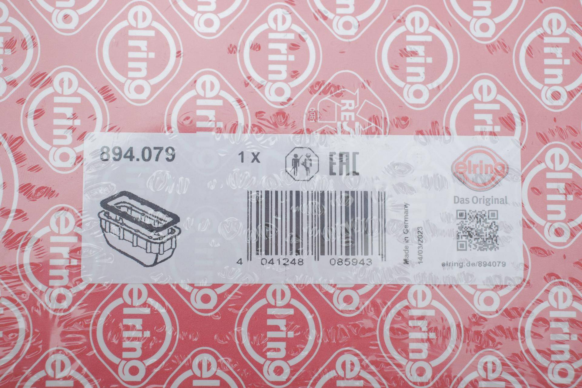 Прокладка піддону Audi 80 1.3 -81/VW Caddy II 1.6 95-00