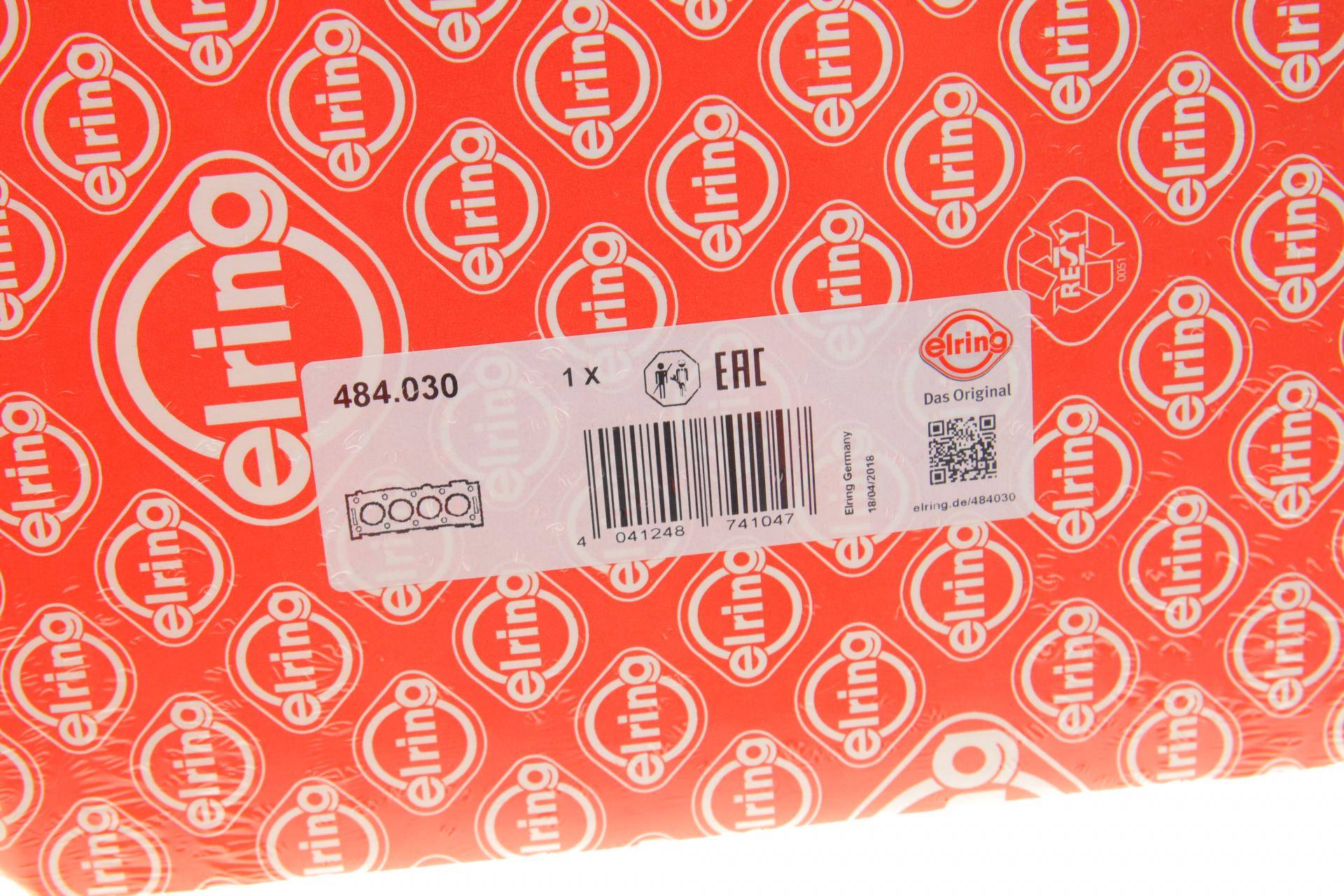 Прокладка ГБЦ Toyota Land Cruiser 200 4.5 D 07- (1.3mm) (2 отвори) (R)