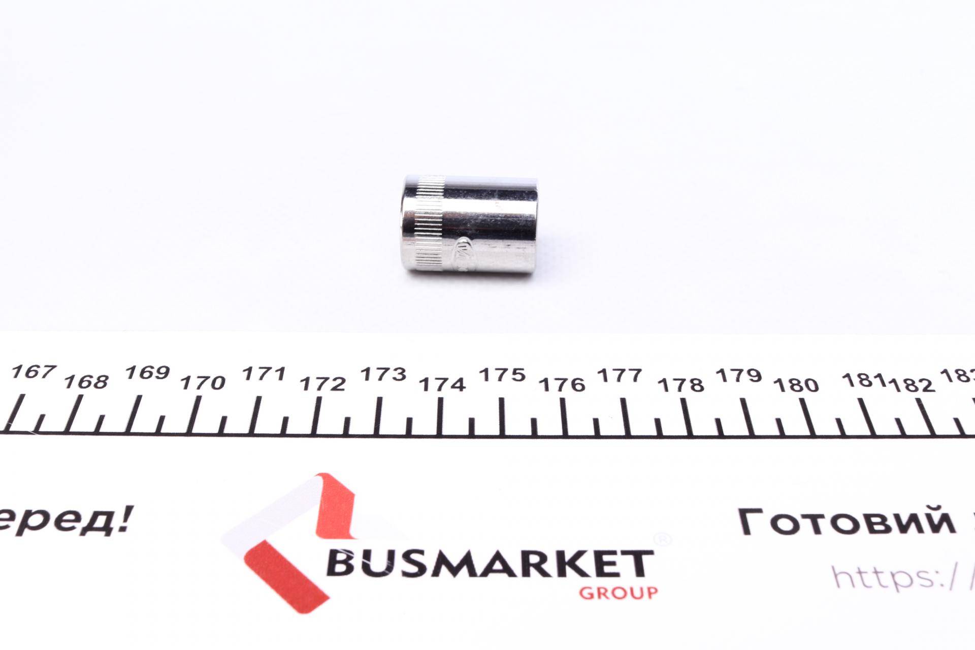 Головка торцева 1/4" 13 мм (хромована)
