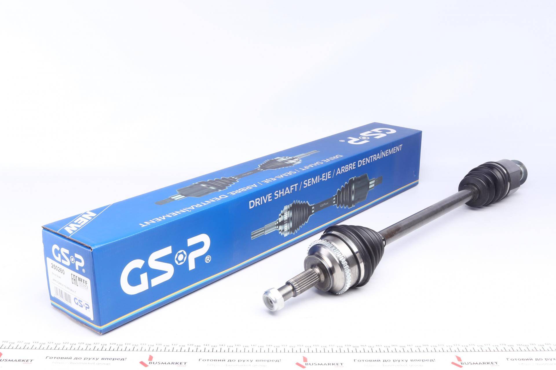 Піввісь Renault Kangoo/Clio II (R) (23x23x724x44T) (+ABS)