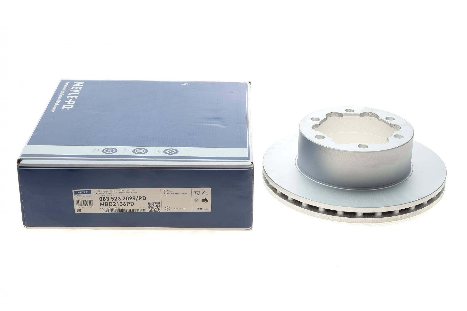 Диск гальмівний (задній) MB Sprinter 508-519 06- (303x28)