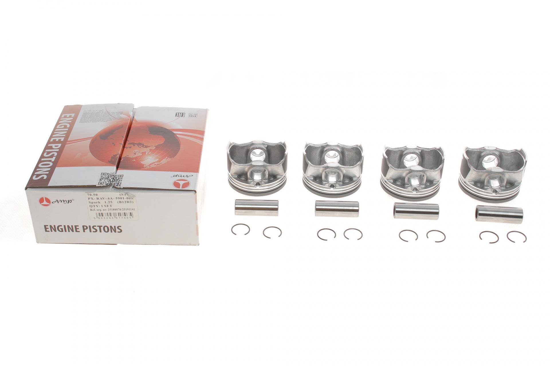 Поршень Ravon R2 1.2 15- (70.50mm/STD) (к-кт 4 шт)