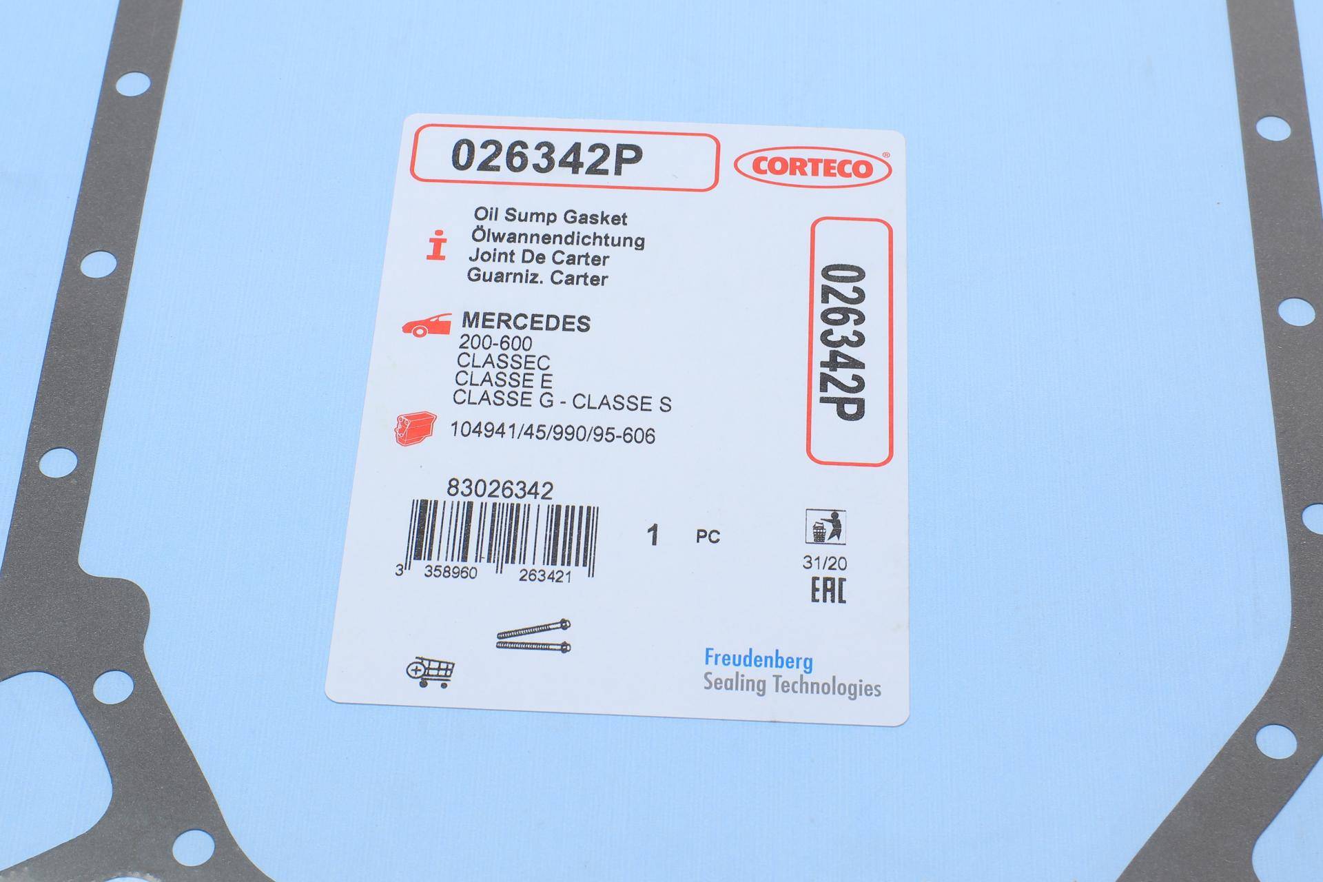 Прокладка піддону DB OM603-606