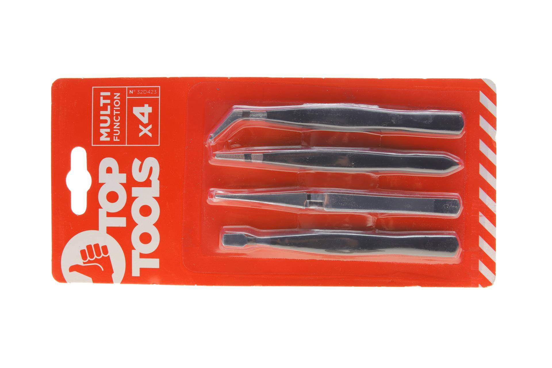 Набір пінцетів (4шт)