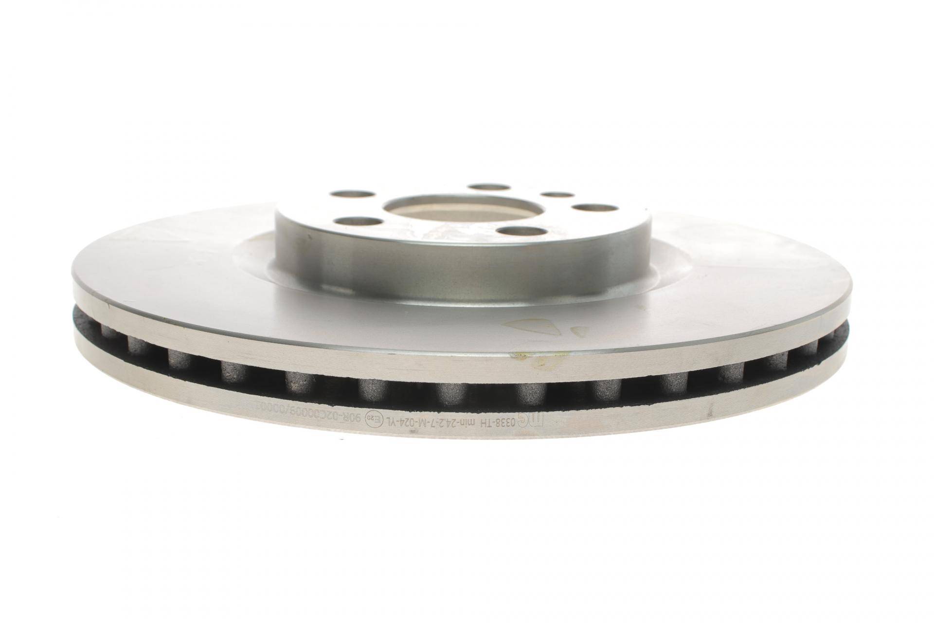 Диск гальмівний (передній) Citroen Jumpy/Fiat Scudo/Peugeot 806/Expert 95-06 (281x26) (вентильований)