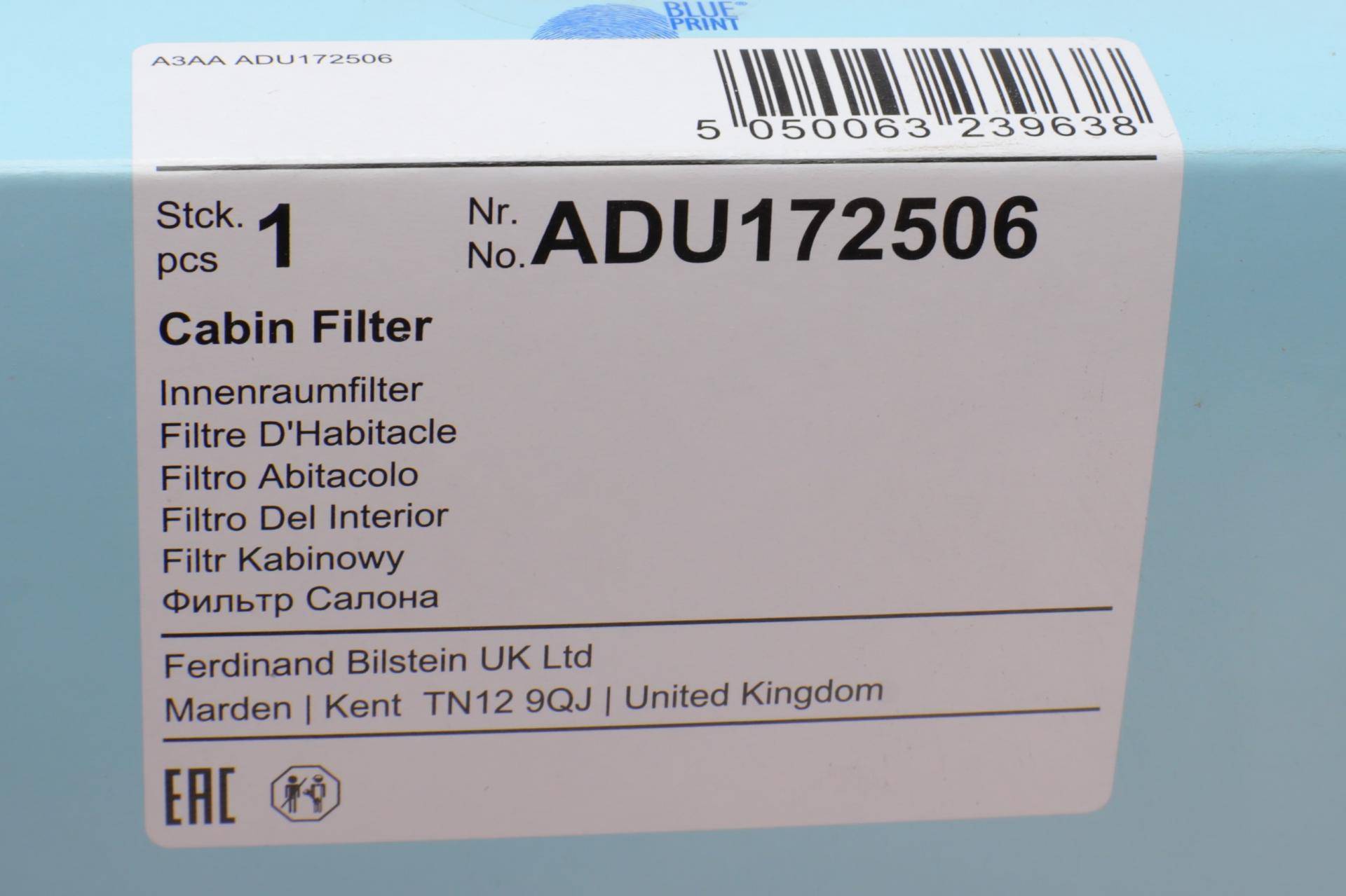 Фільтр салону MB C-class (W203) (вугільний)