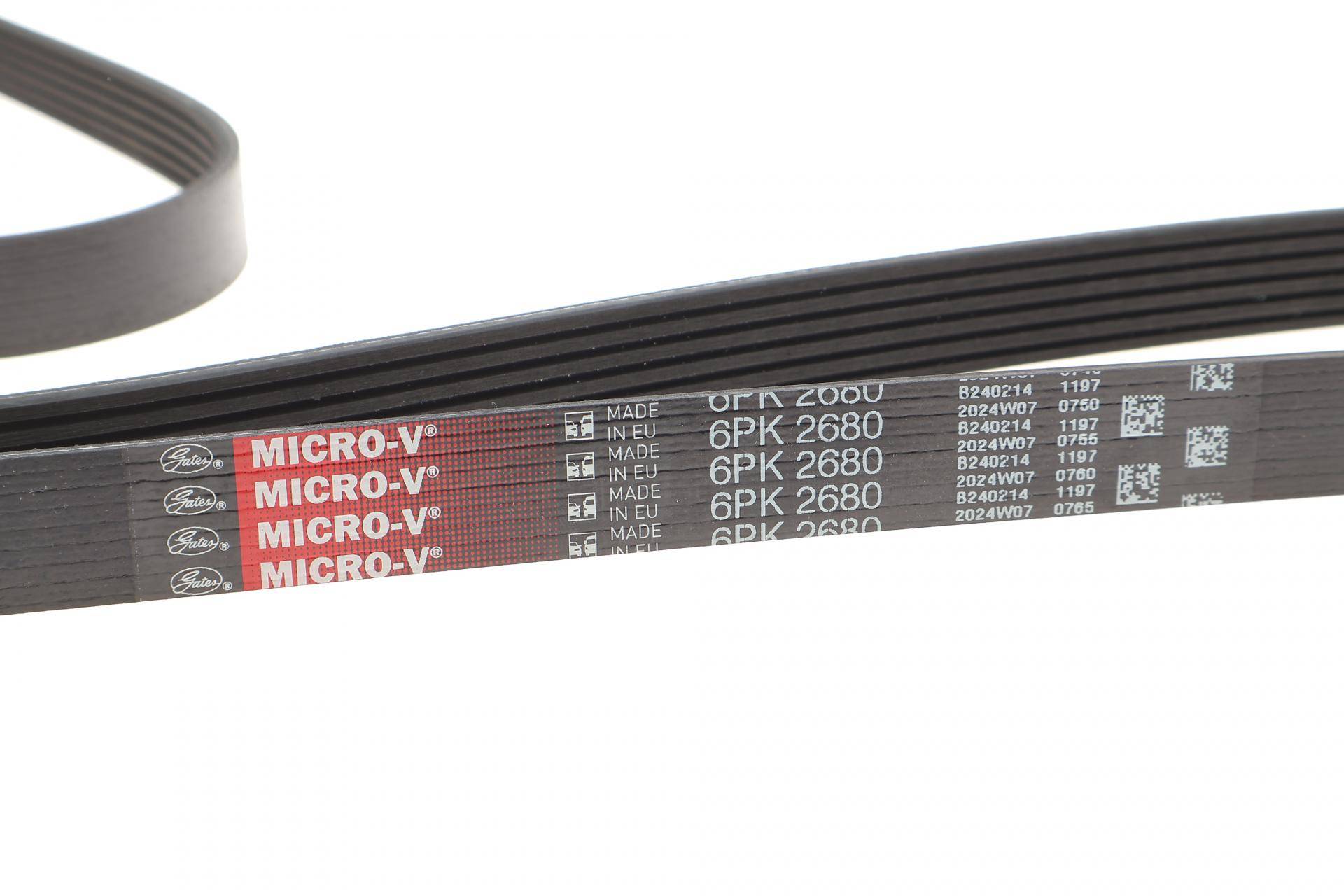 Ремінь генератора Audi A6 S6/RS6 quattro 99-05/A8 3.7/4.2/S8 quattro 94-02 (6PK2680)