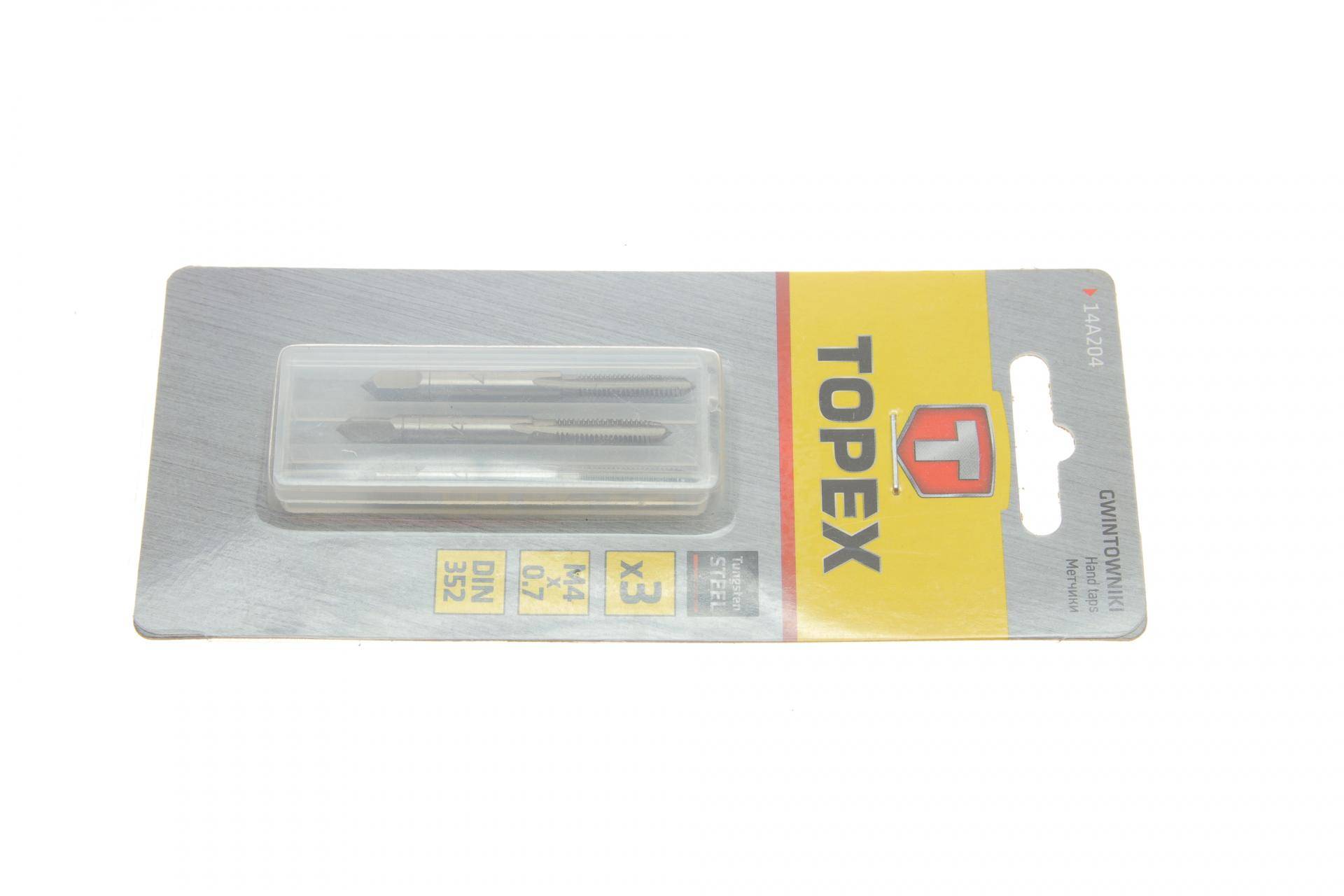 Набір інструментів для нарізки різьби (мітчики) M4x0.75 3 од.