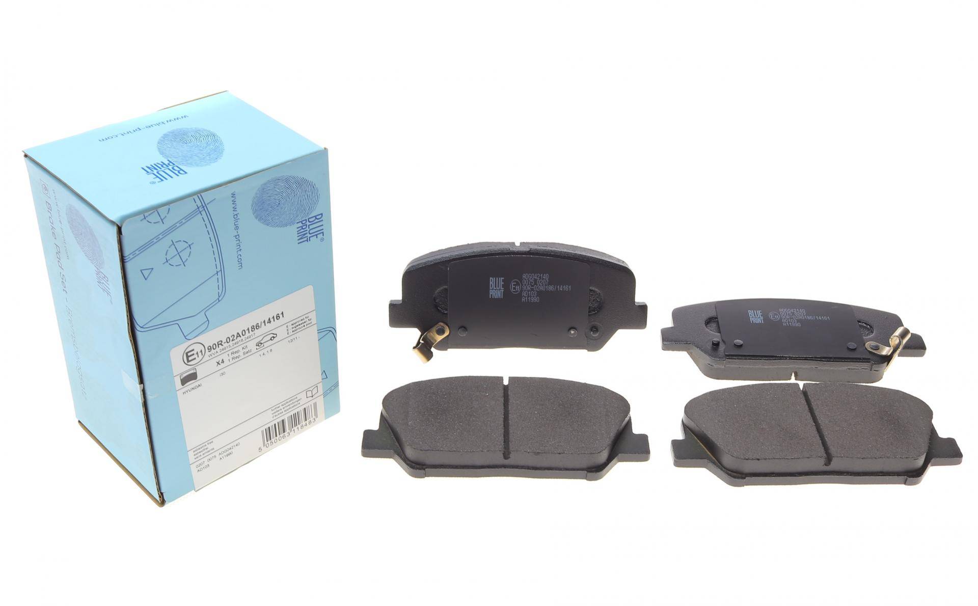 Колодки гальмівні (передні) Hyundai i30/Veloster/Kia Ceed/Optima 11-