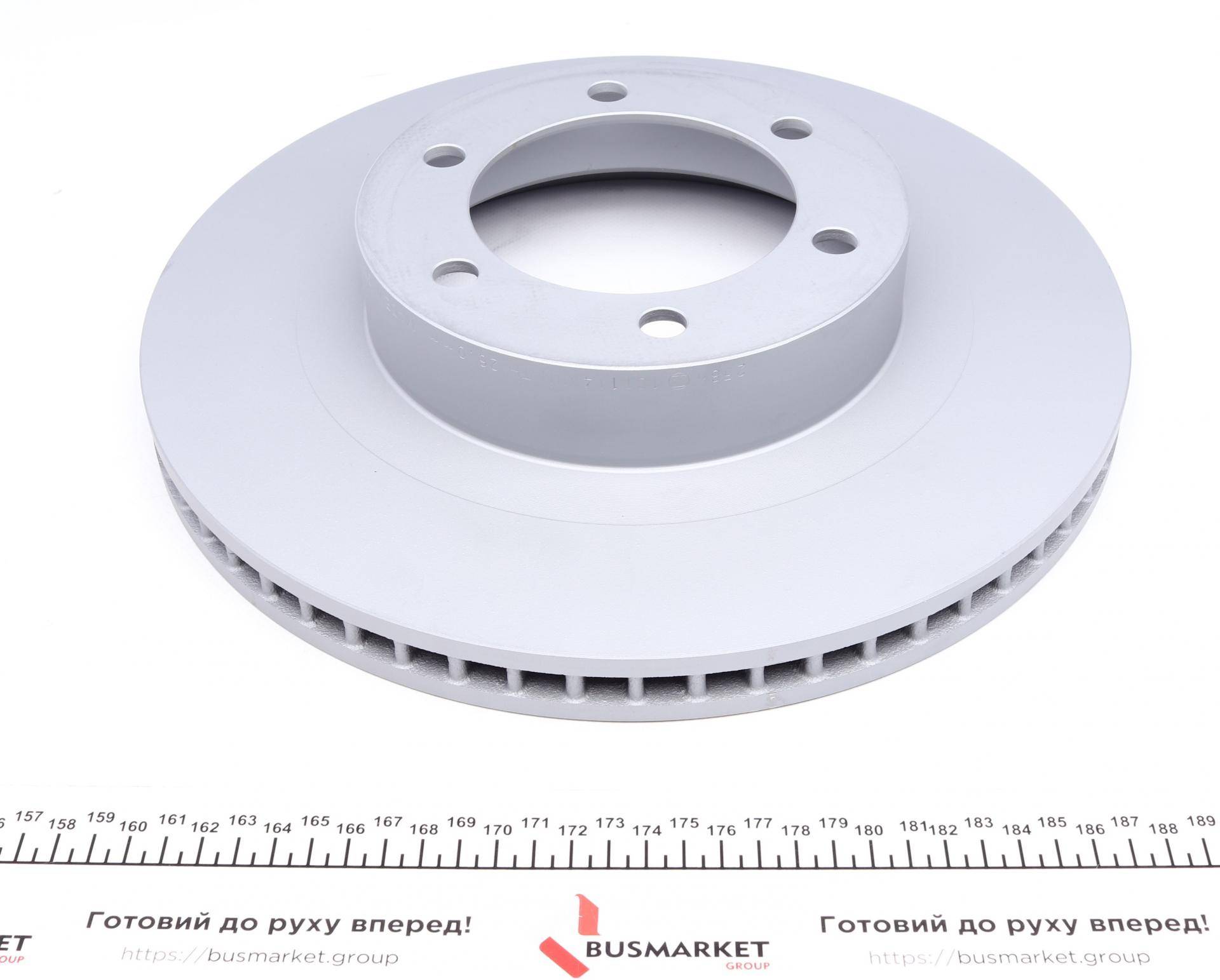 Диск гальмівний (передній) Toyota Land Cruiser 3.0-4.0 D 02-10 (338x28) (з покриттям) (вентильований)