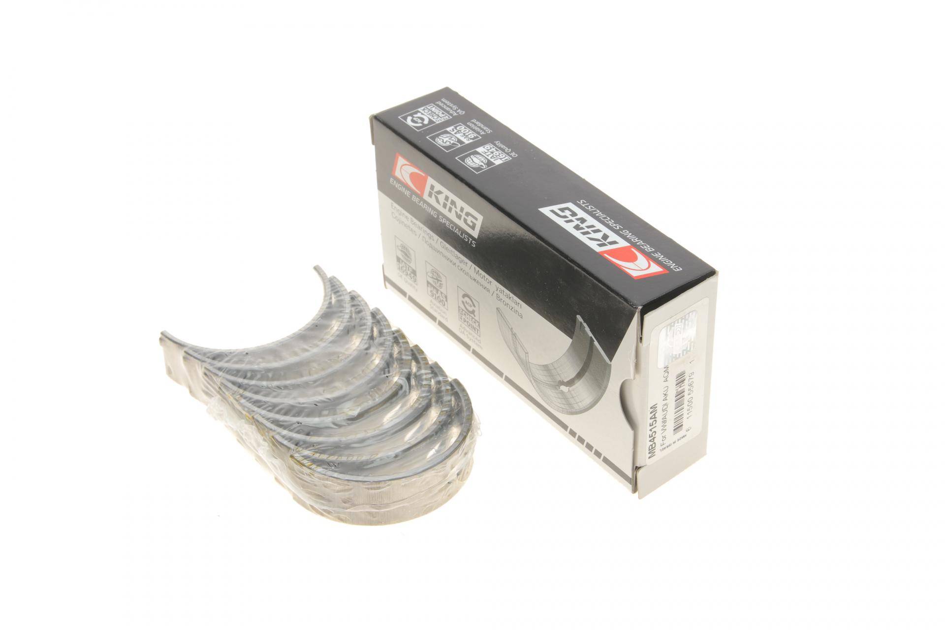 Вкладиші корінні Skoda Fabia/Roomster/VW Polo 1.4 TDI 99-10 (STD)