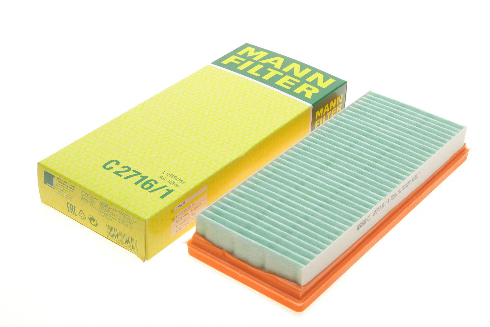 Фільтр повітряний Smart Fortwo 0.8CDI/1.0 07-