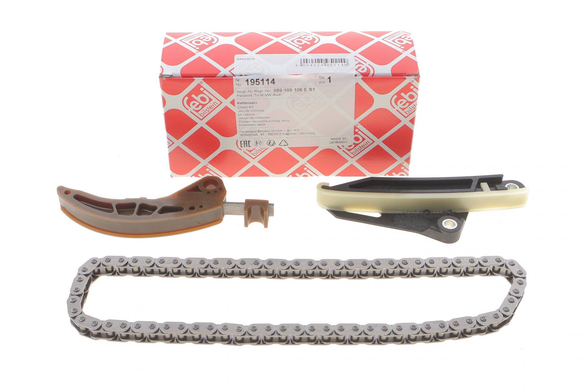 Комплект ланцюга насосу масляного Audi A4/A6/Q5 3.0 TDI quattro 15- (z=72)