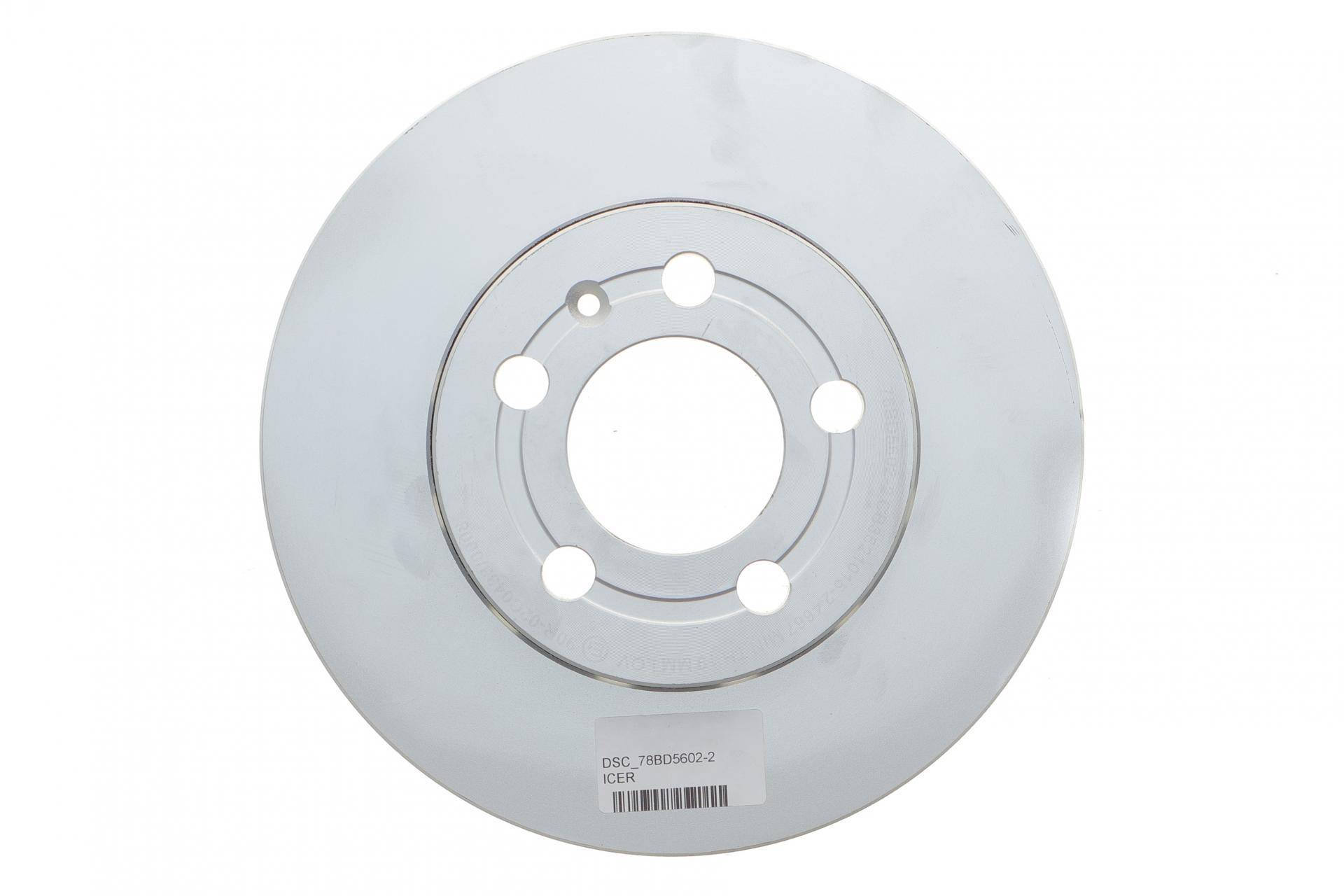 Диск гальмівний (передній) Skoda Fabia/Octavia 98-15/VW Golf 97-07/Polo 01- (256x22)(корозія)