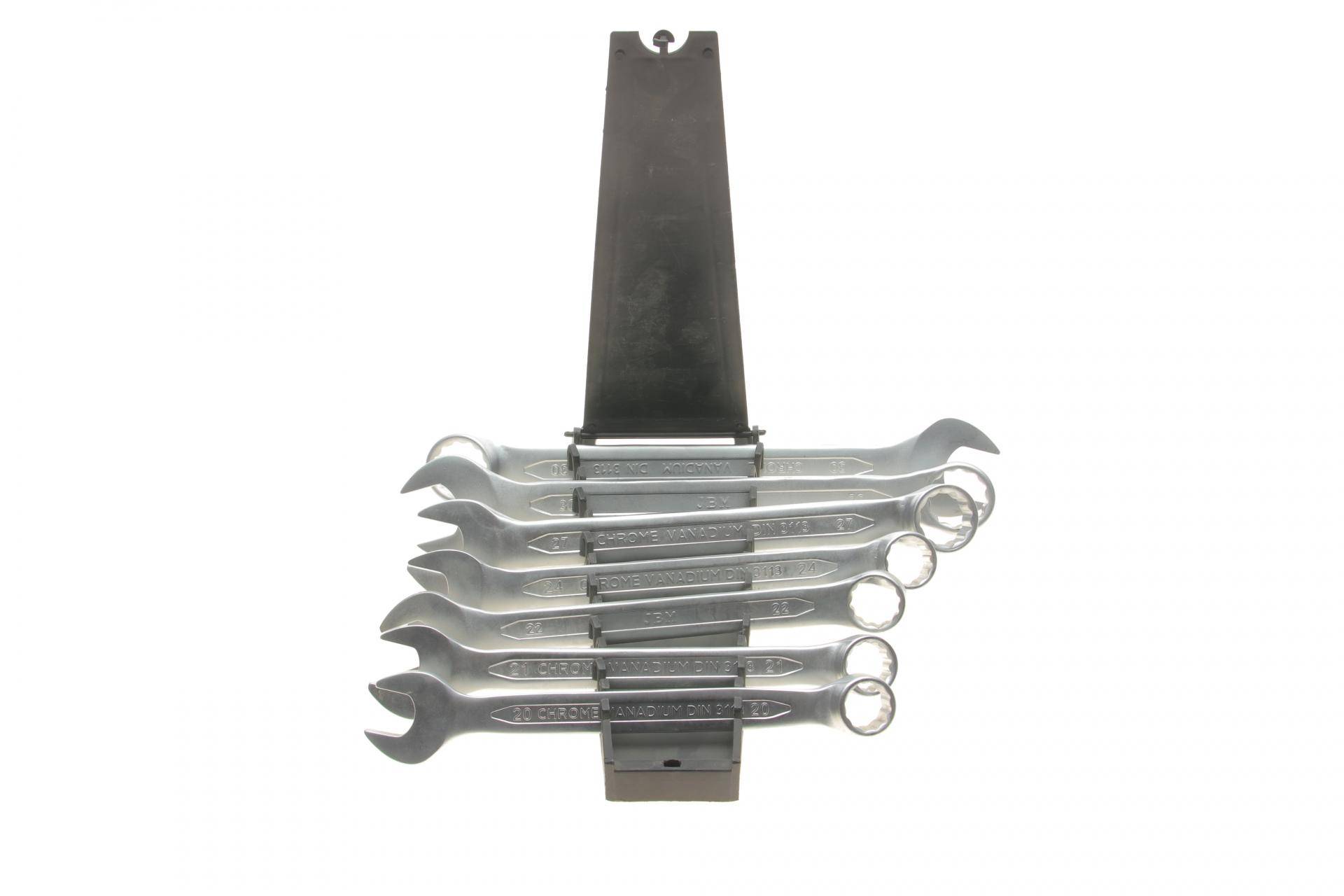 Набір ключів комбінованих (7шт) (20/21/22/24/27/30/32mm)(в комплекті два ключі на 30 (немає 32))