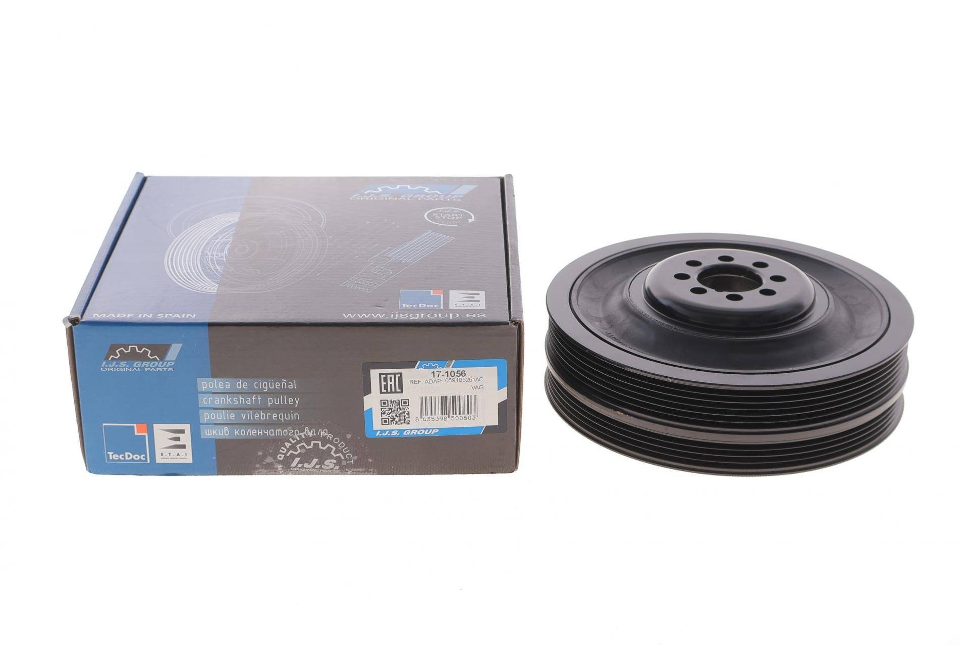 Шків колінвалу Audi A4/A6/A8/VW Passat 2.5TDI 97-05 (4PK+6PK)