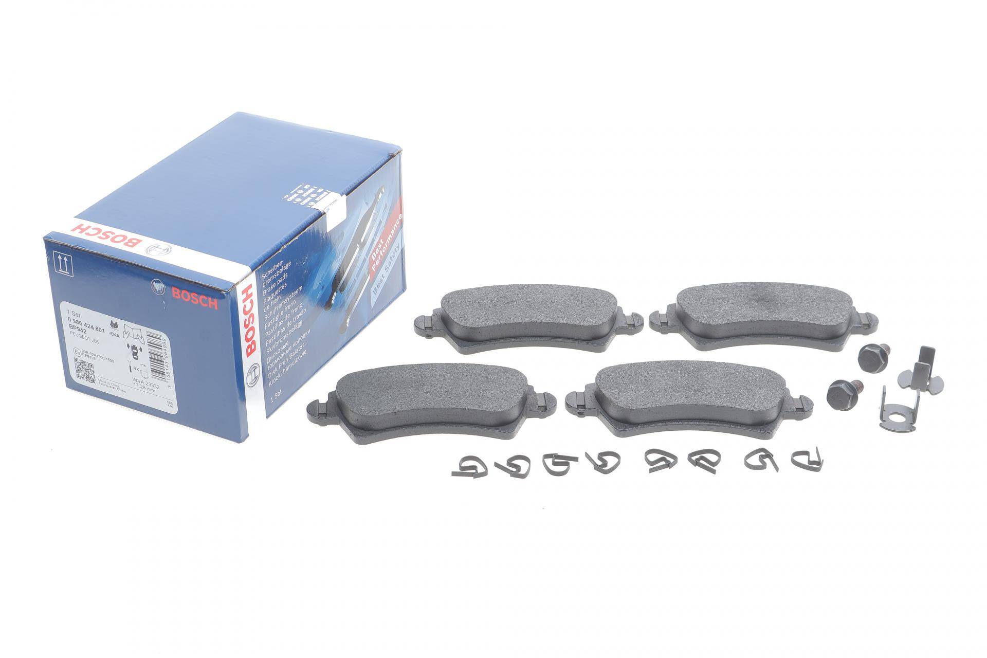 Колодки гальмівні (передні) Citroen Xsara 98-04/Peugeot 206 99-