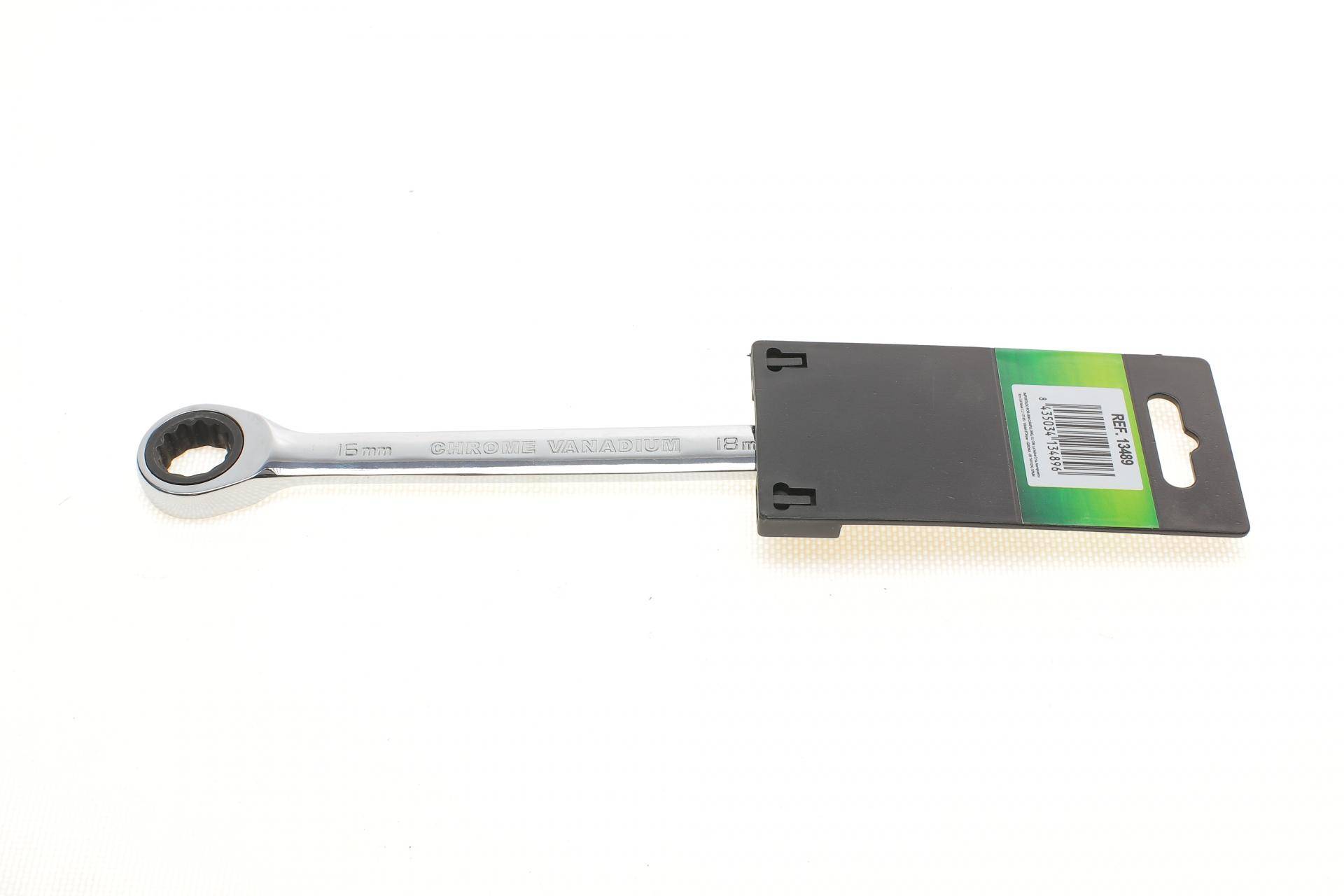 Ключ накидной с трещоткой 16x18 мм L-215 мм