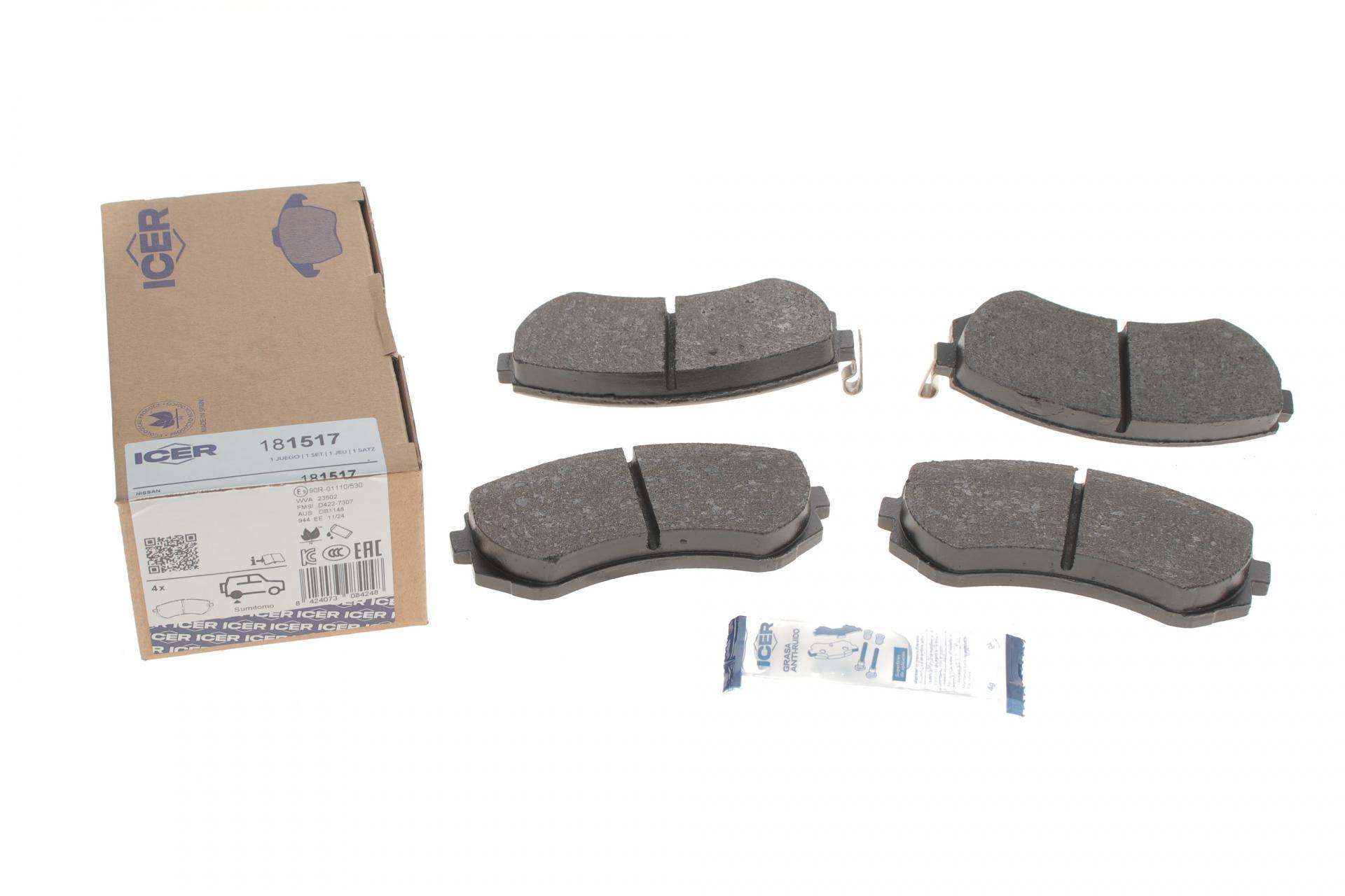 Колодки гальмівні (задні) Nissan Patrol GR V/Armada 97-