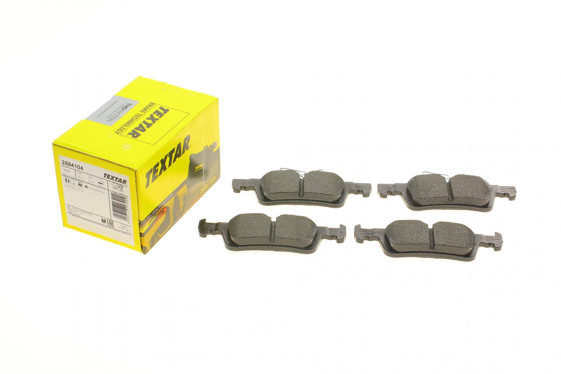 Колодки гальмівні (задні) Ford Fiesta 1.0 EcoBoost 17-/Peugeot 308 14- (Teves) Q+