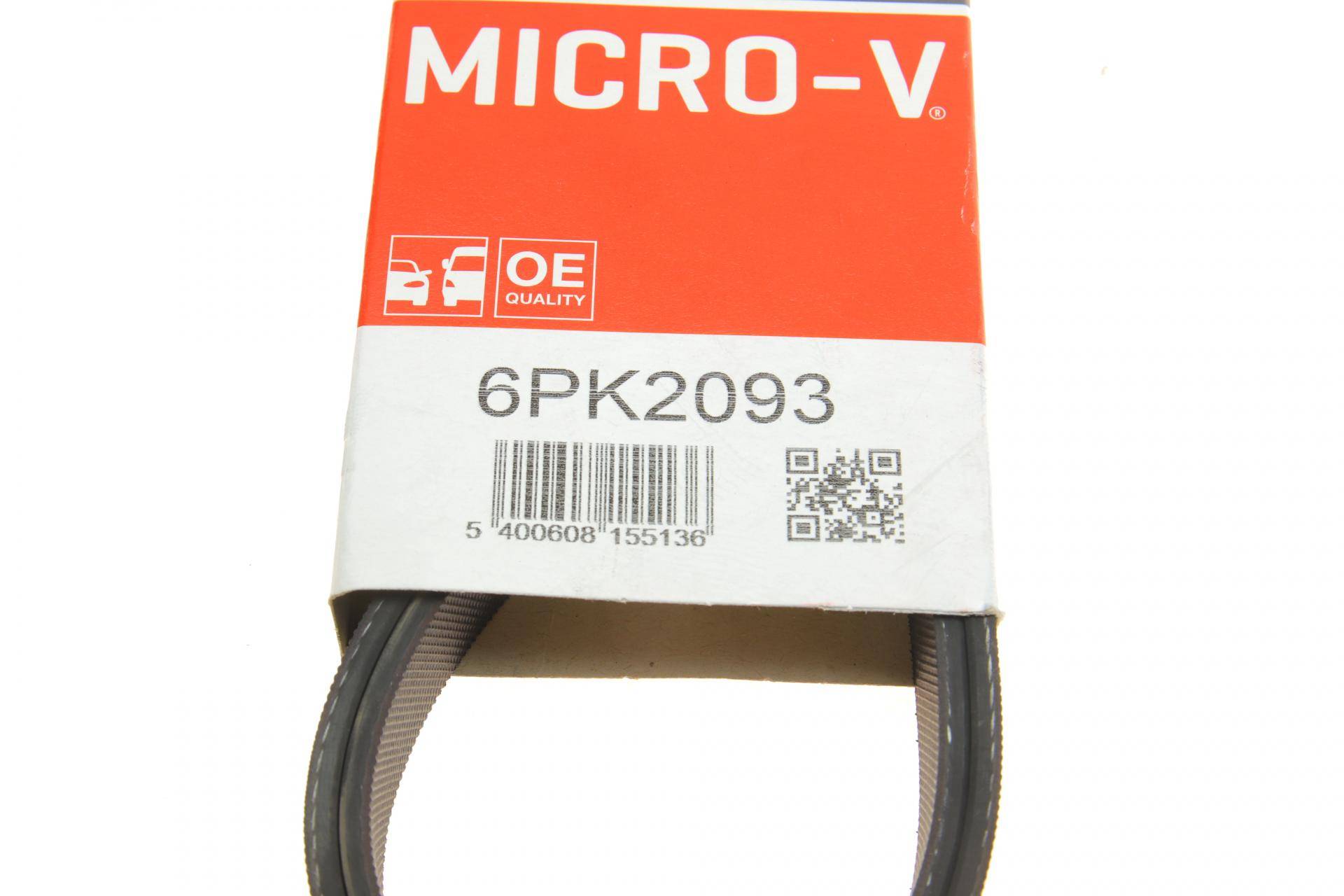 Ремінь генератора Honda Civic IX 1.6-1.8 11-/Mazda MPV II 2.5 V6 99-02 (6PK2093)