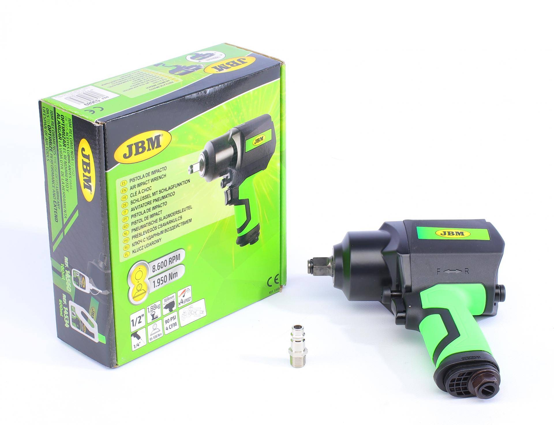 Гайкокрут пневматичний 1/2