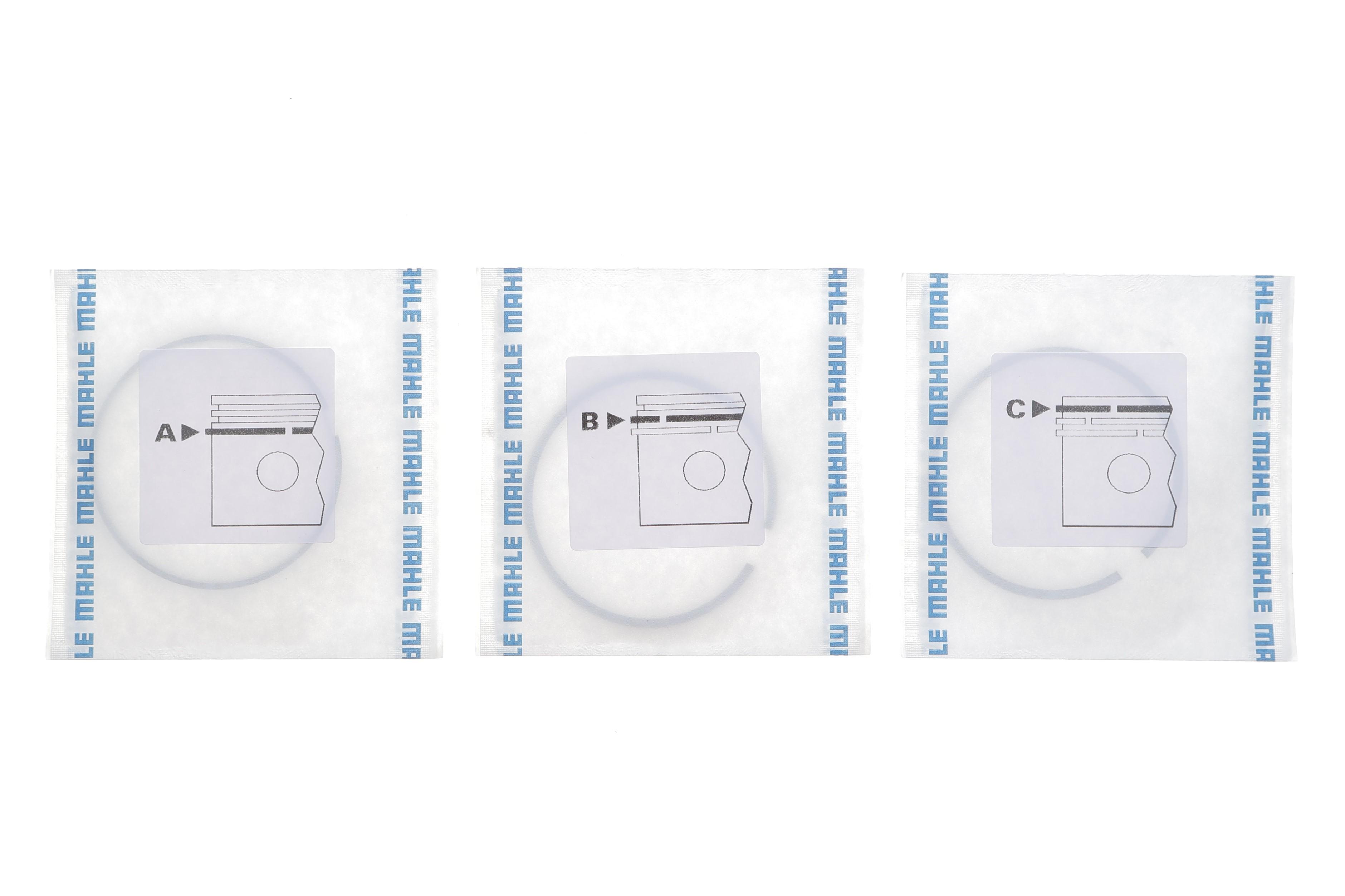 Кольца поршневые VW Polo/Golf 1.0/1.3/1.4i 98-02 (75.51mm/+0.50) (1.5-1.5-2.5)