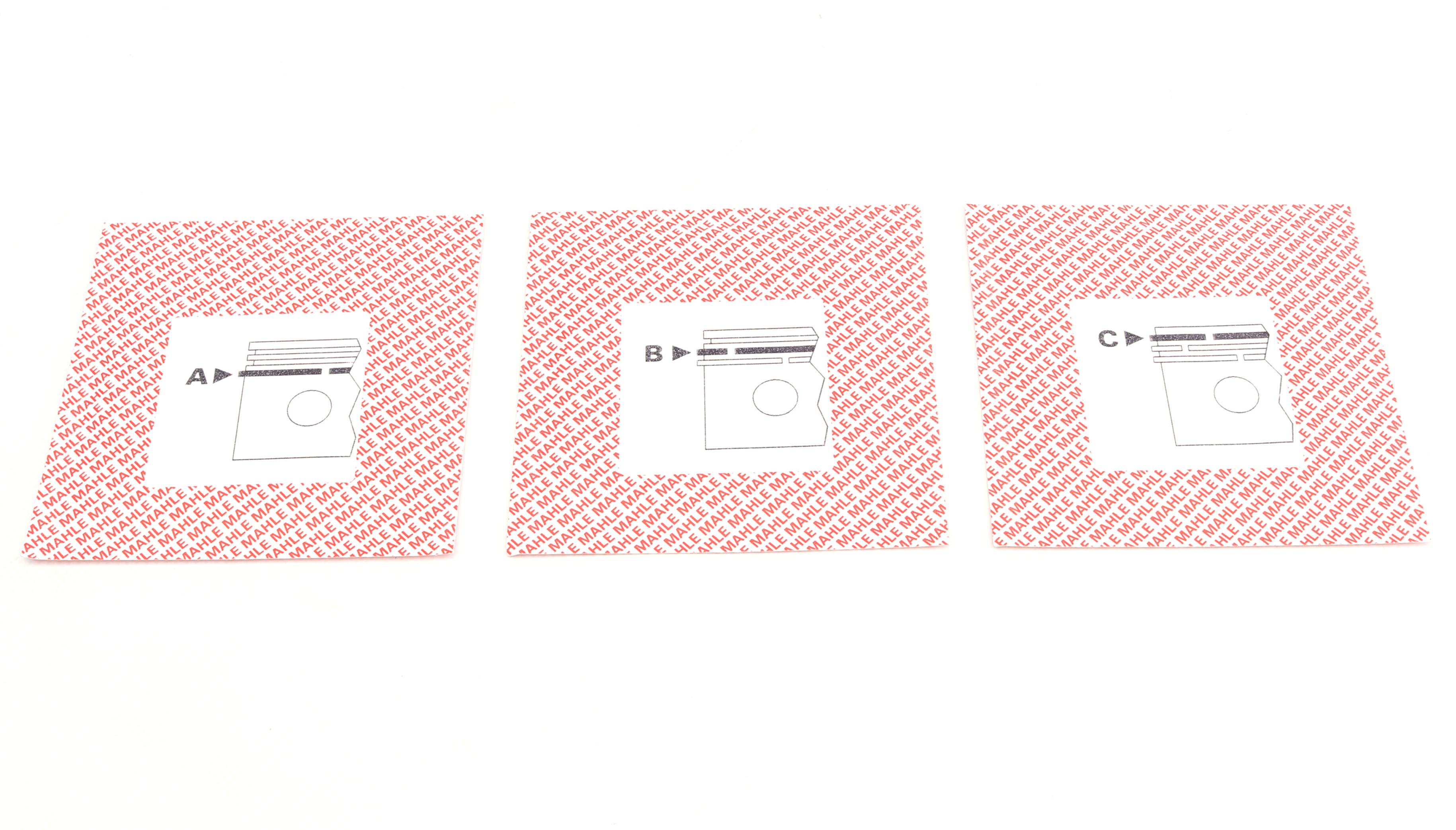 Кільця поршневі MB Sprinter OM642 (83.50mm/+0.5) (2-2-2)