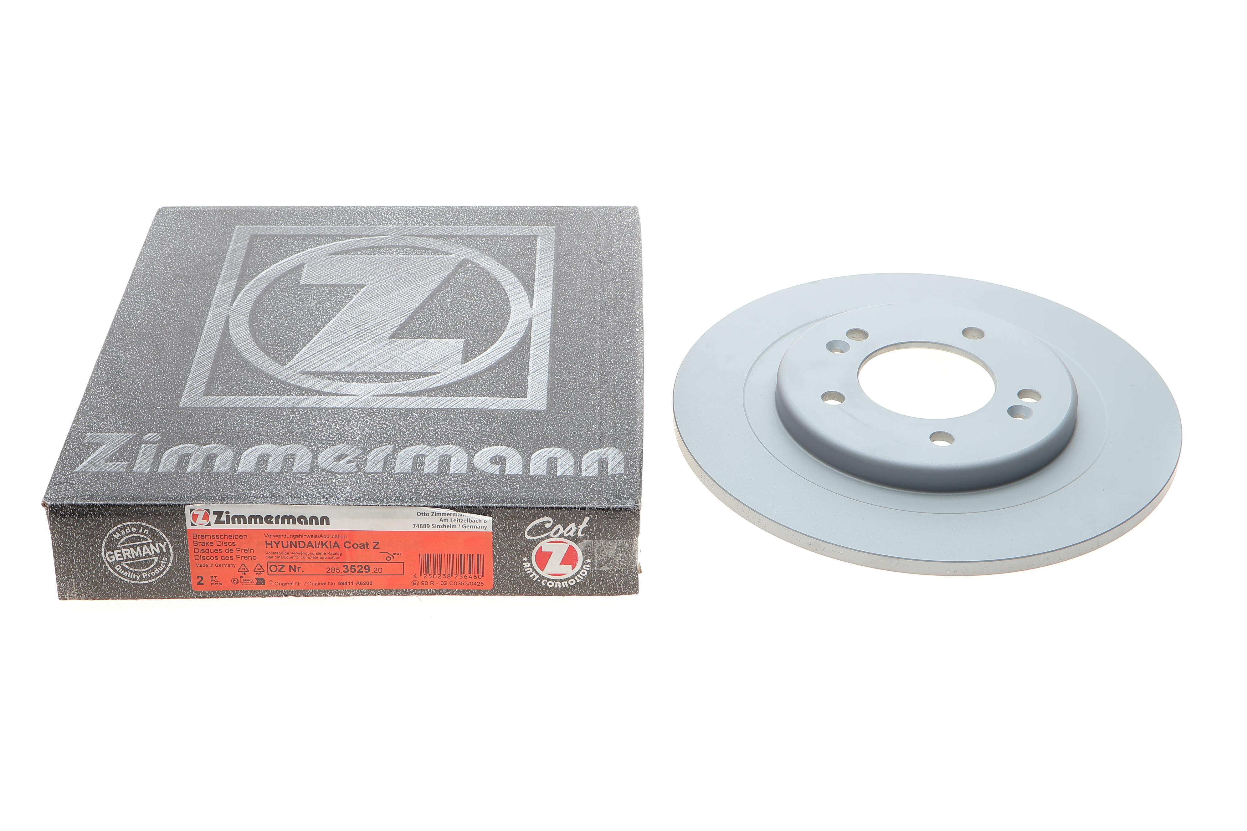 Диск гальмівний (задній) Hyundai i30/Kia Ceed 12- (284x10)