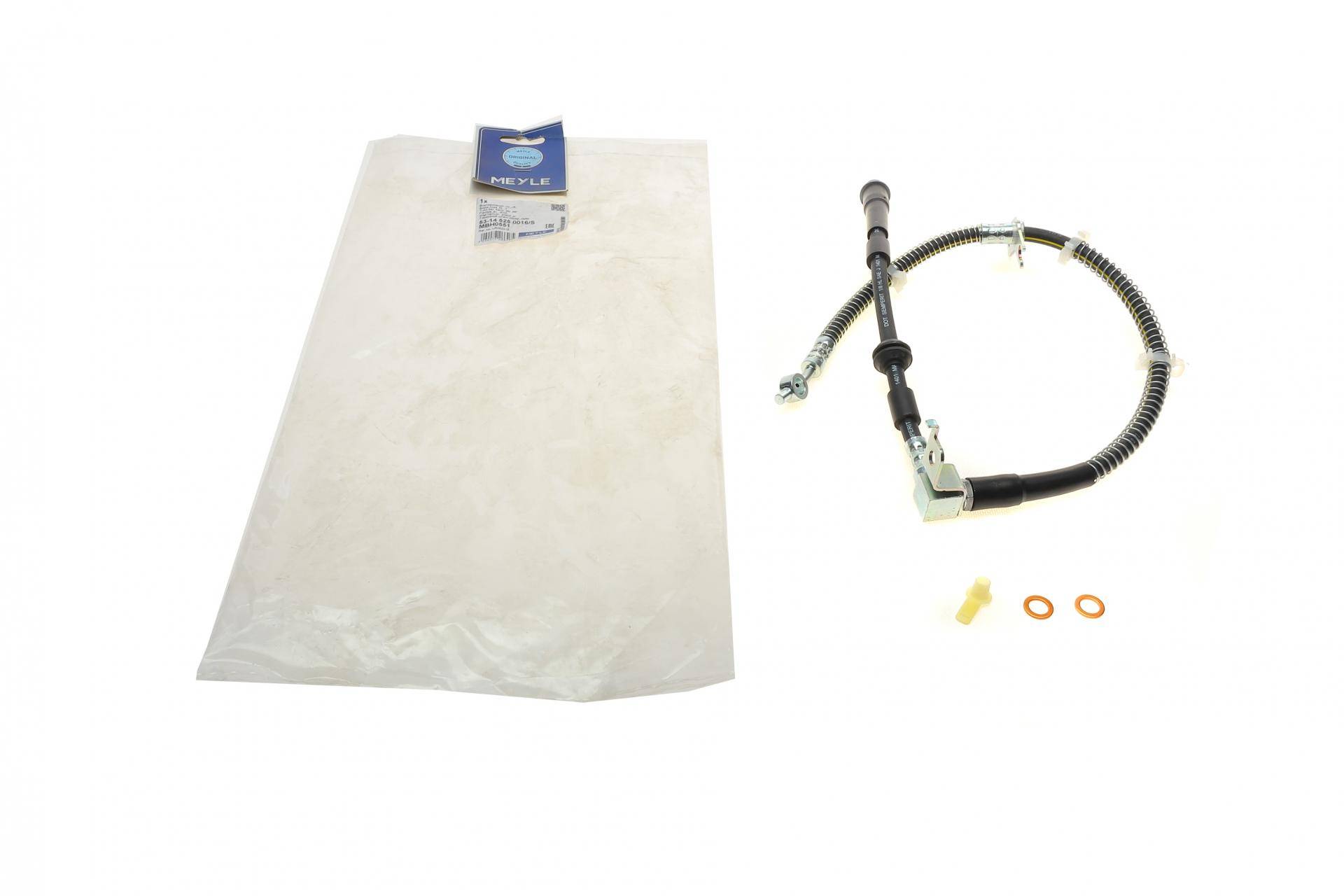 Шланг гальмівний (передній) Land Rover Discovery IV 09- (R) (L=910mm)