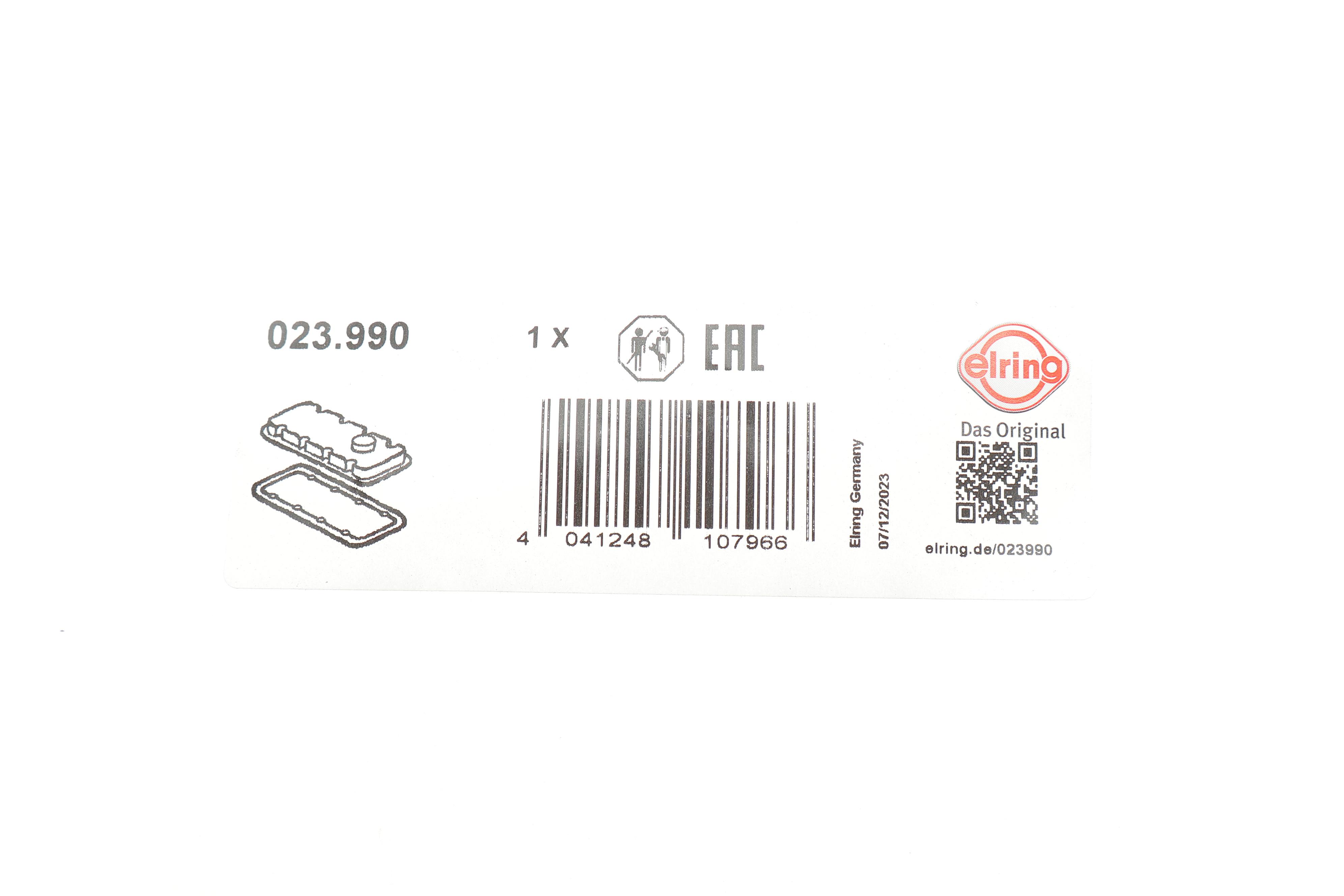 Прокладка кришки клапанів Opel Omega B/Astra F/G/Vectra B 1.7D/2.0 94-