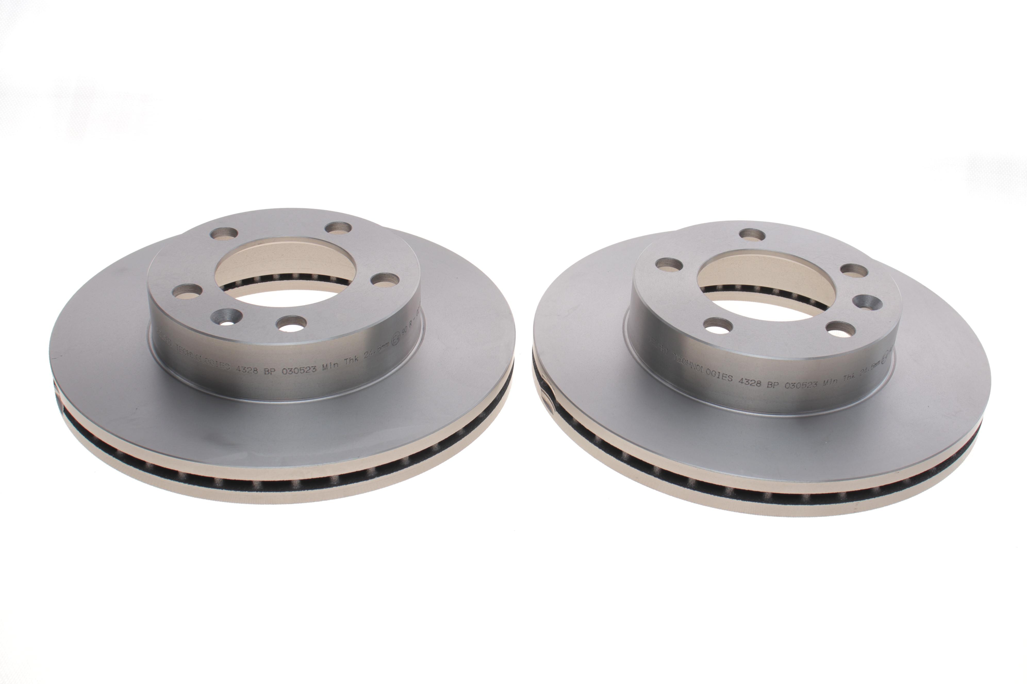 Диск тормозной (передний) (к-кт 2шт) Renault Master III 10- (302x28) (с покрытием) (вентил.)